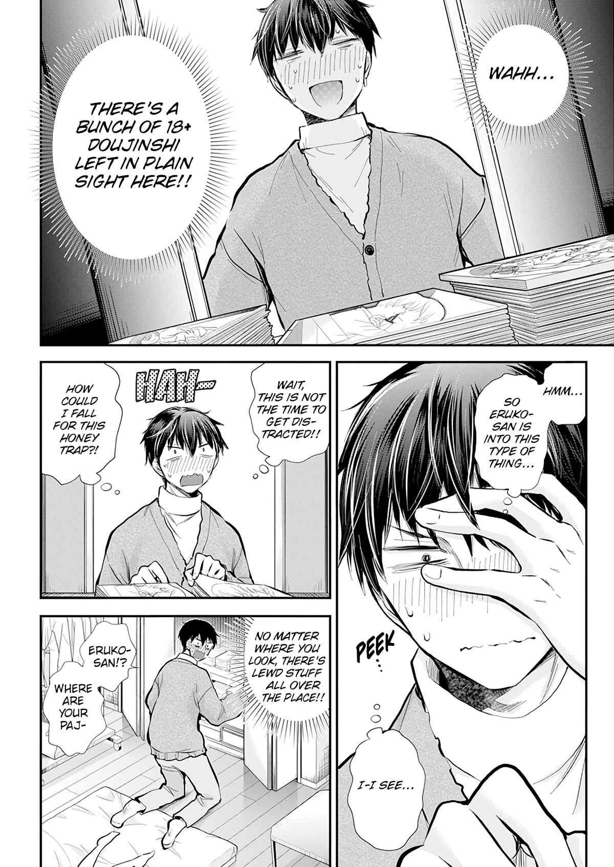 Shingeki no Eroko-san Chapter 43 page 10 - Chapter 43: The cliché love comedy event about nursing me back to health became utterly obscene, so I’ll prostrate myself in apology
