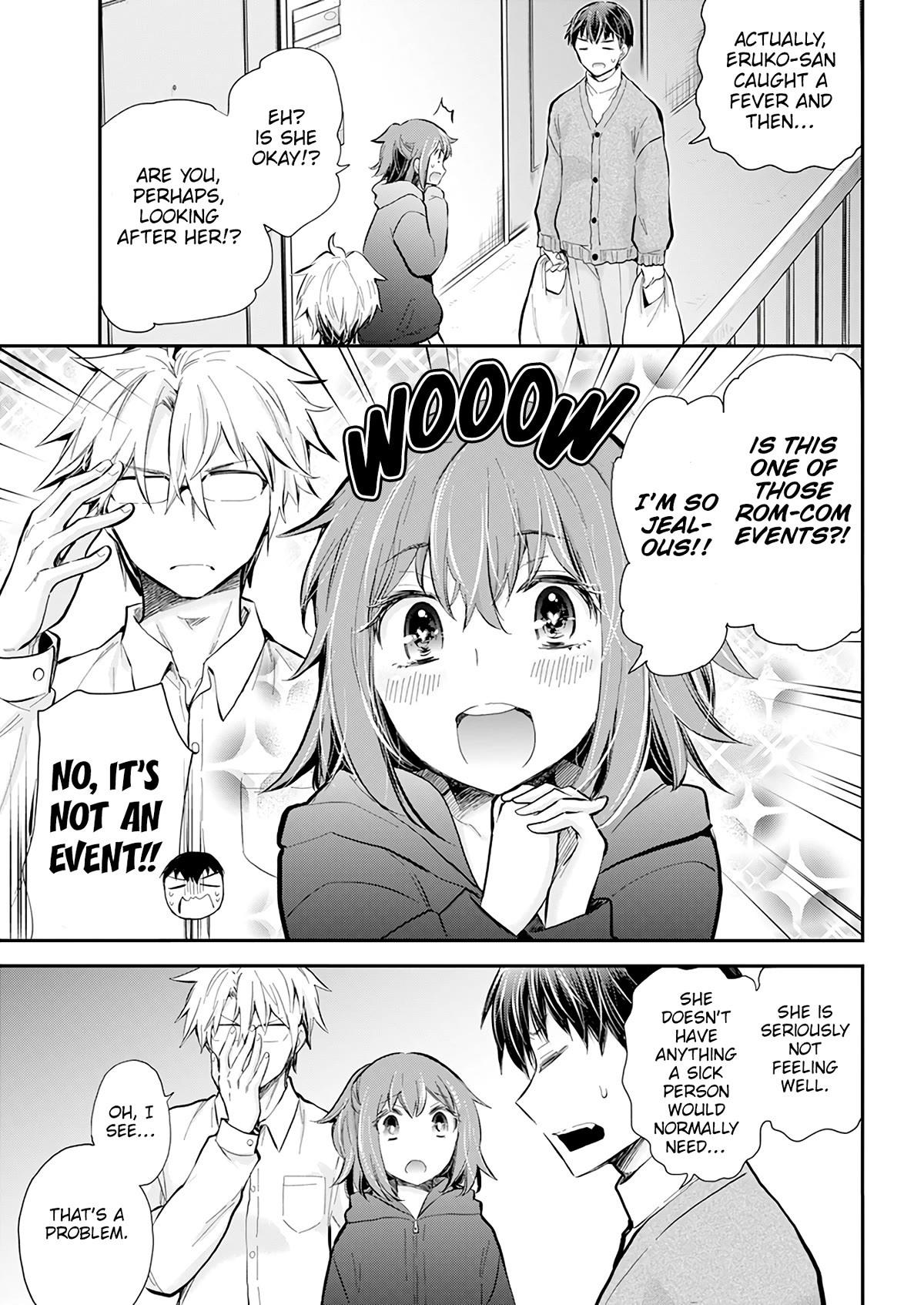Shingeki no Eroko-san Chapter 43 page 15 - Chapter 43: The cliché love comedy event about nursing me back to health became utterly obscene, so I’ll prostrate myself in apology