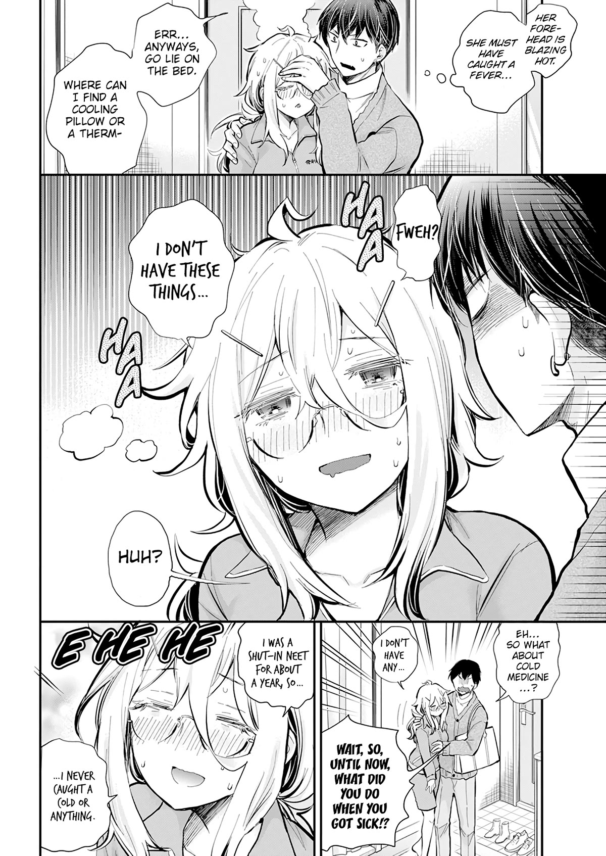 Shingeki no Eroko-san Chapter 43 page 4 - Chapter 43: The cliché love comedy event about nursing me back to health became utterly obscene, so I’ll prostrate myself in apology