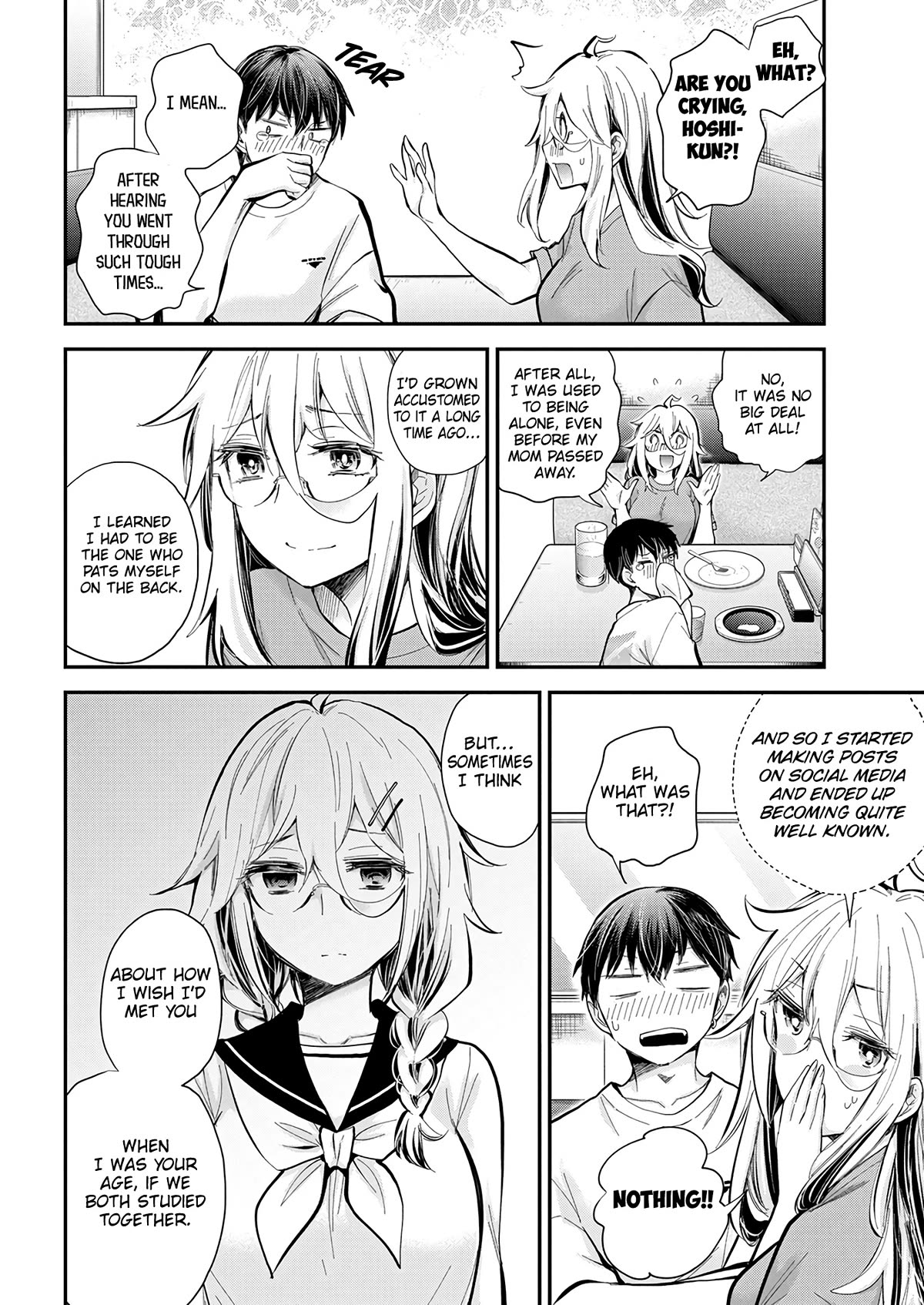 Shingeki no Eroko-san Chapter 44 page 16 - Chapter 44: There were times I felt lonely, but I’m doing well. I’ll make my boyfriend happy. One more beer, please.