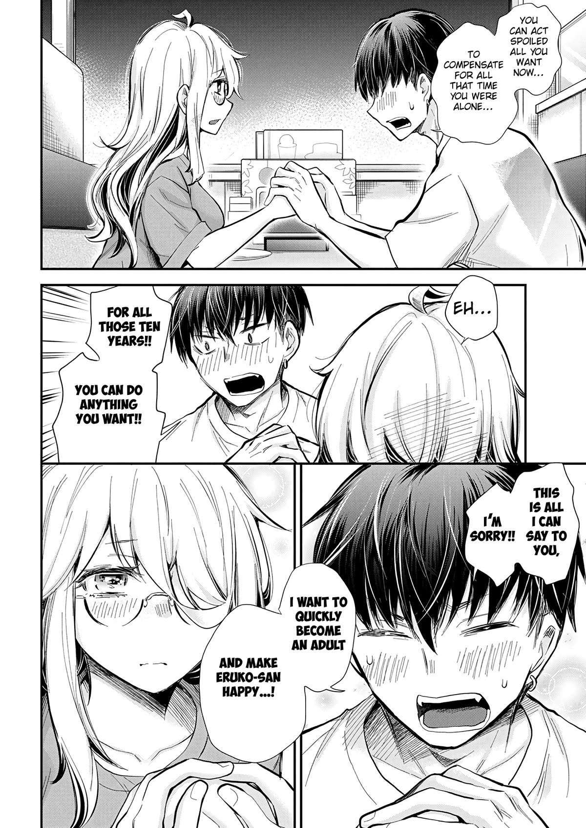 Shingeki no Eroko-san Chapter 44 page 18 - Chapter 44: There were times I felt lonely, but I’m doing well. I’ll make my boyfriend happy. One more beer, please.
