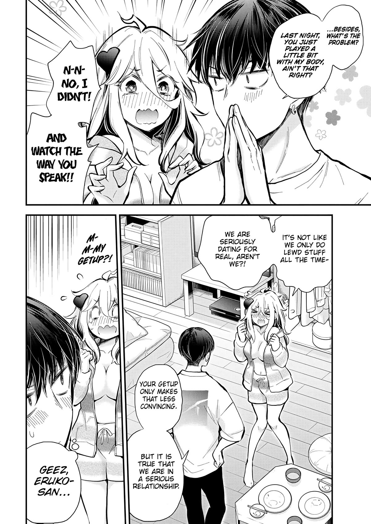 Shingeki no Eroko-san Chapter 44 page 6 - Chapter 44: There were times I felt lonely, but I’m doing well. I’ll make my boyfriend happy. One more beer, please.