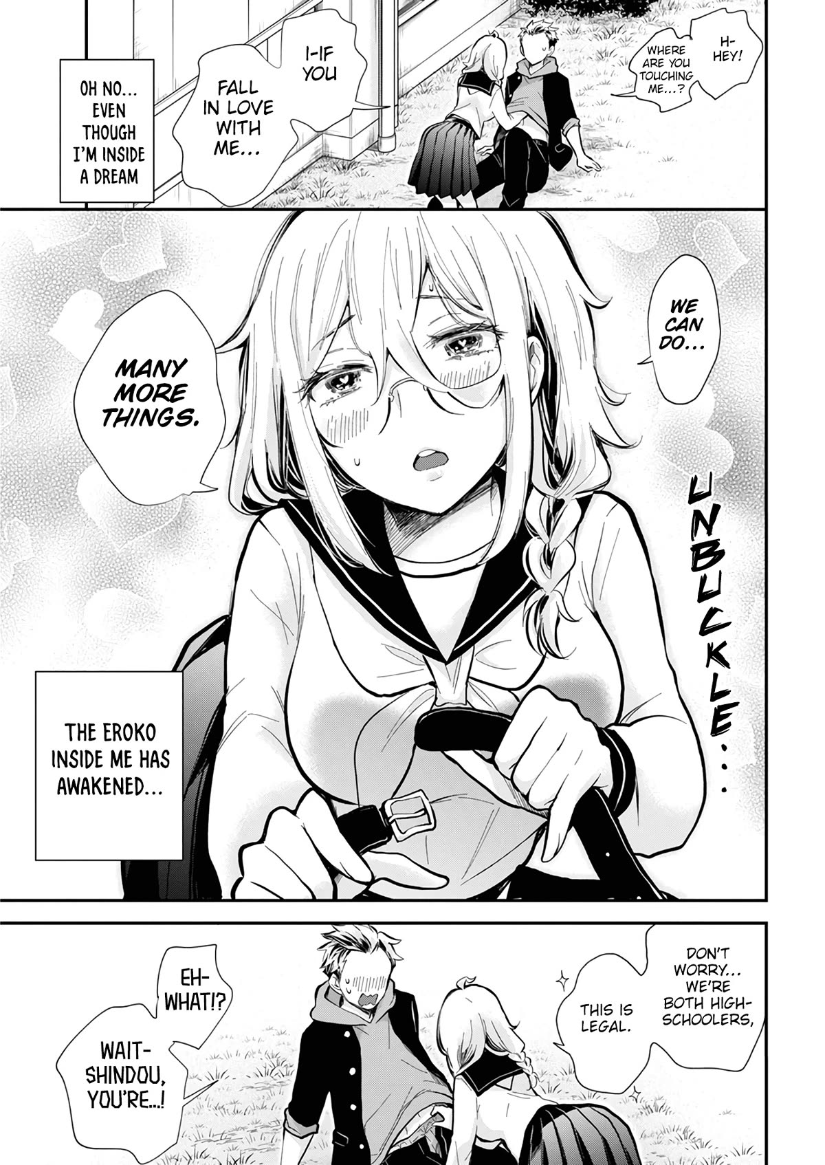 Shingeki no Eroko-san Chapter 45 page 18 - Chapter 45: Can I (sexually) romance high school boys in an otome game?