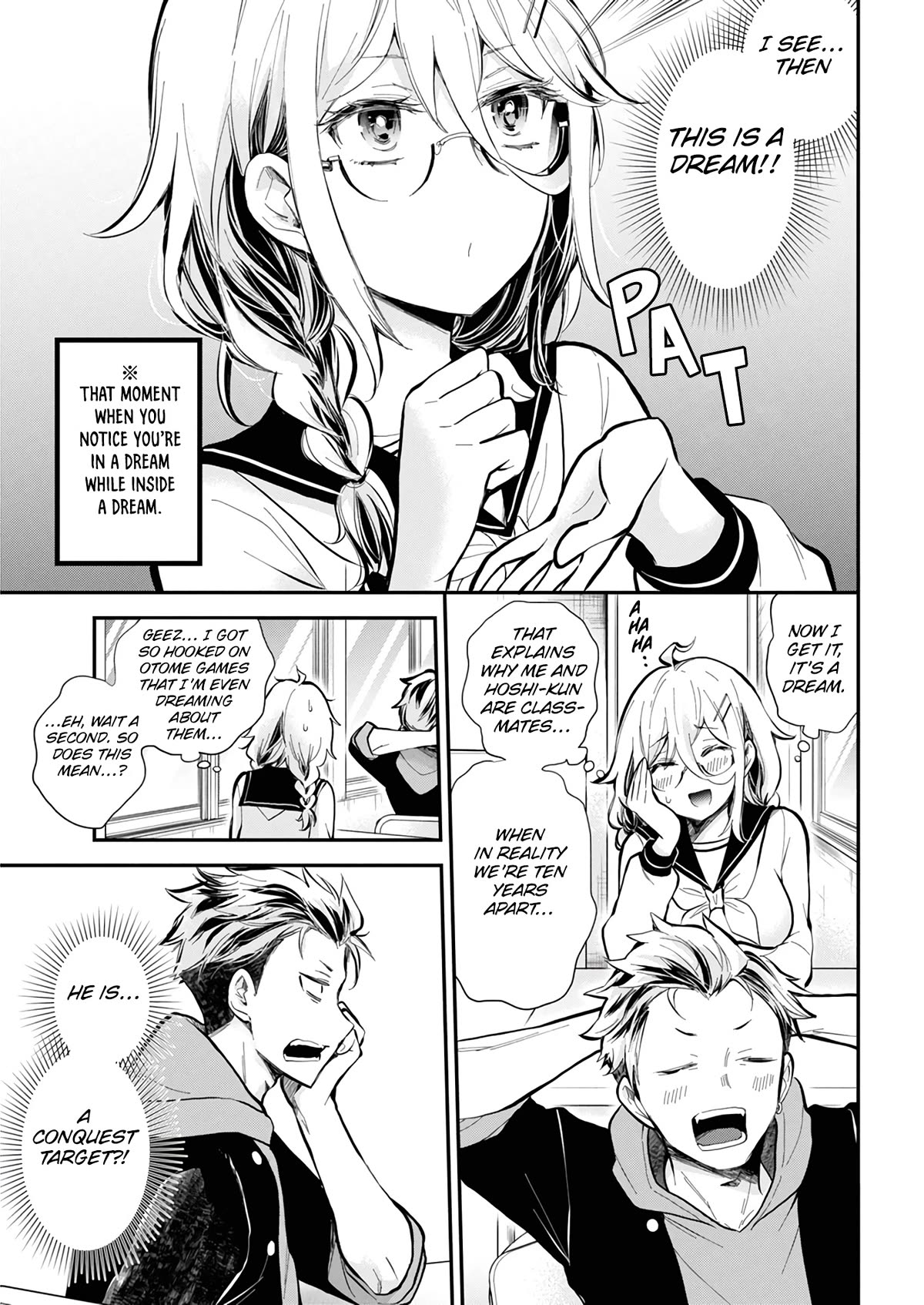 Shingeki no Eroko-san Chapter 45 page 6 - Chapter 45: Can I (sexually) romance high school boys in an otome game?