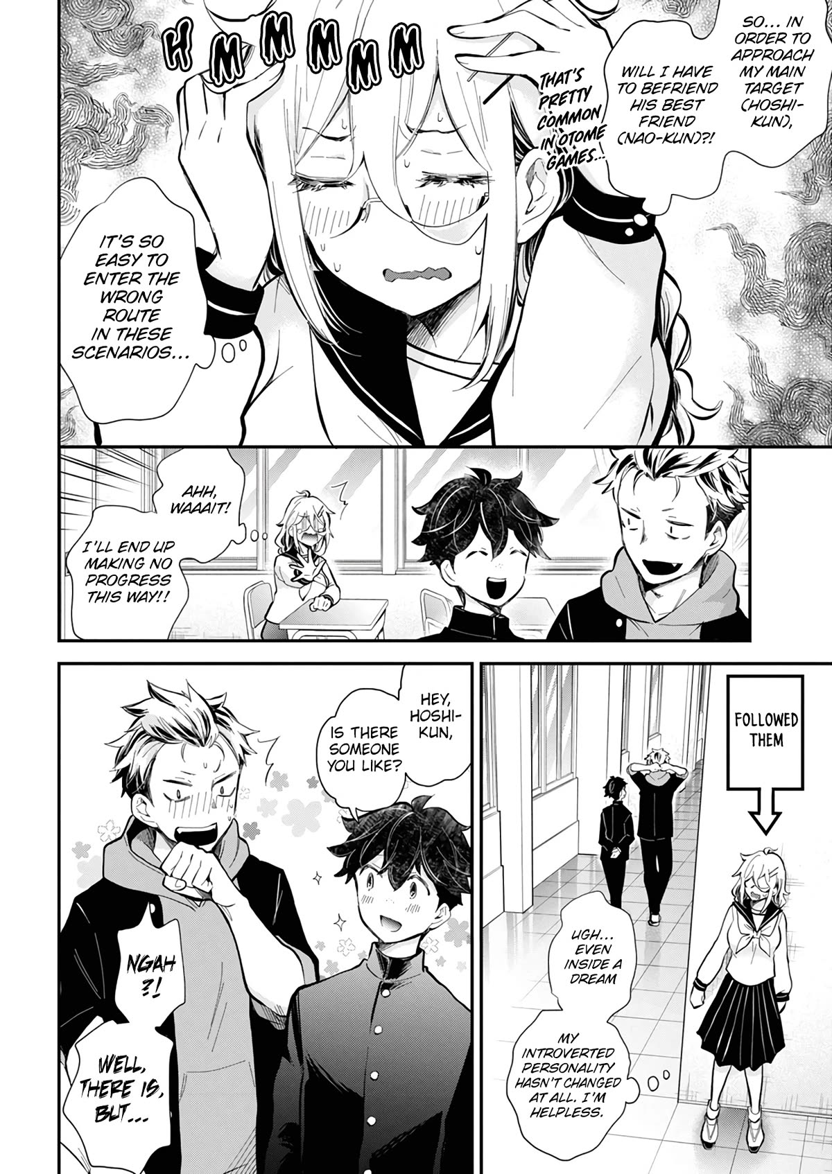 Shingeki no Eroko-san Chapter 45 page 9 - Chapter 45: Can I (sexually) romance high school boys in an otome game?