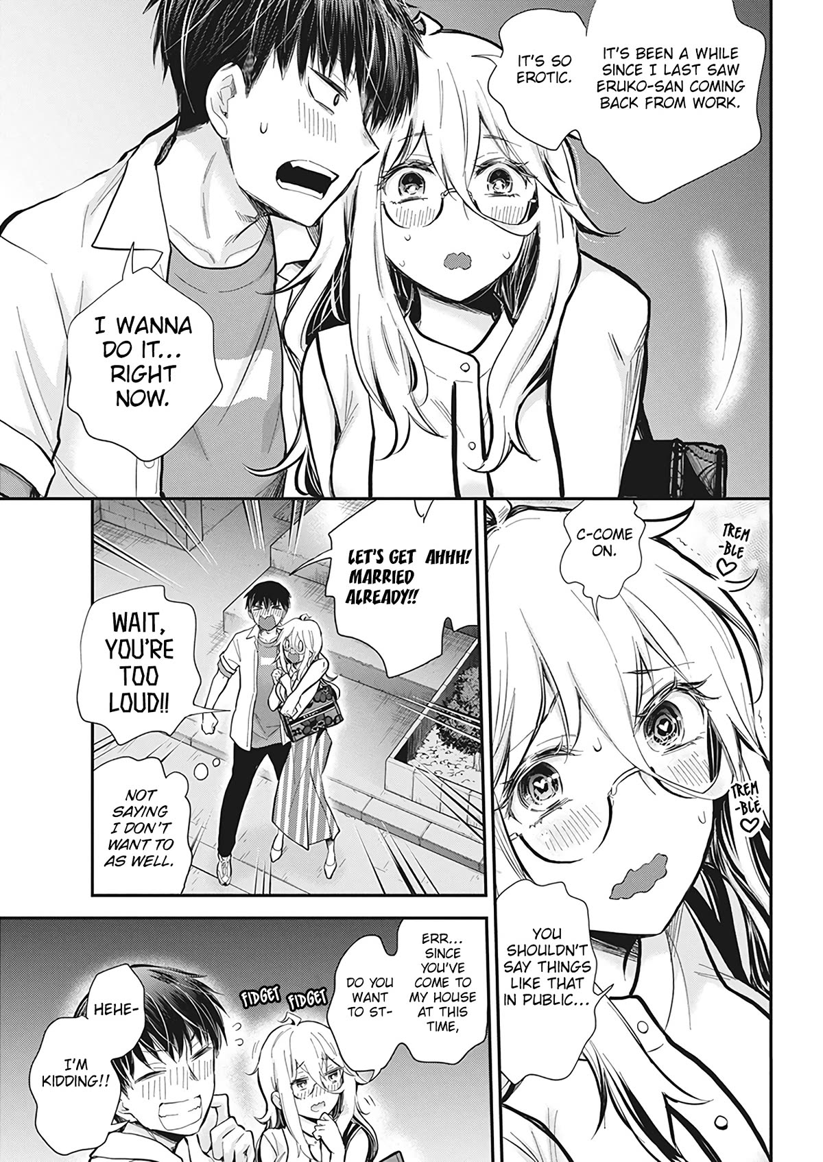 Shingeki no Eroko-san Chapter 46 page 5 - Chapter 46: Someone please teach me how to beat a timeline where I’m asked to advertise for a coworker who’s a huge fan of mine