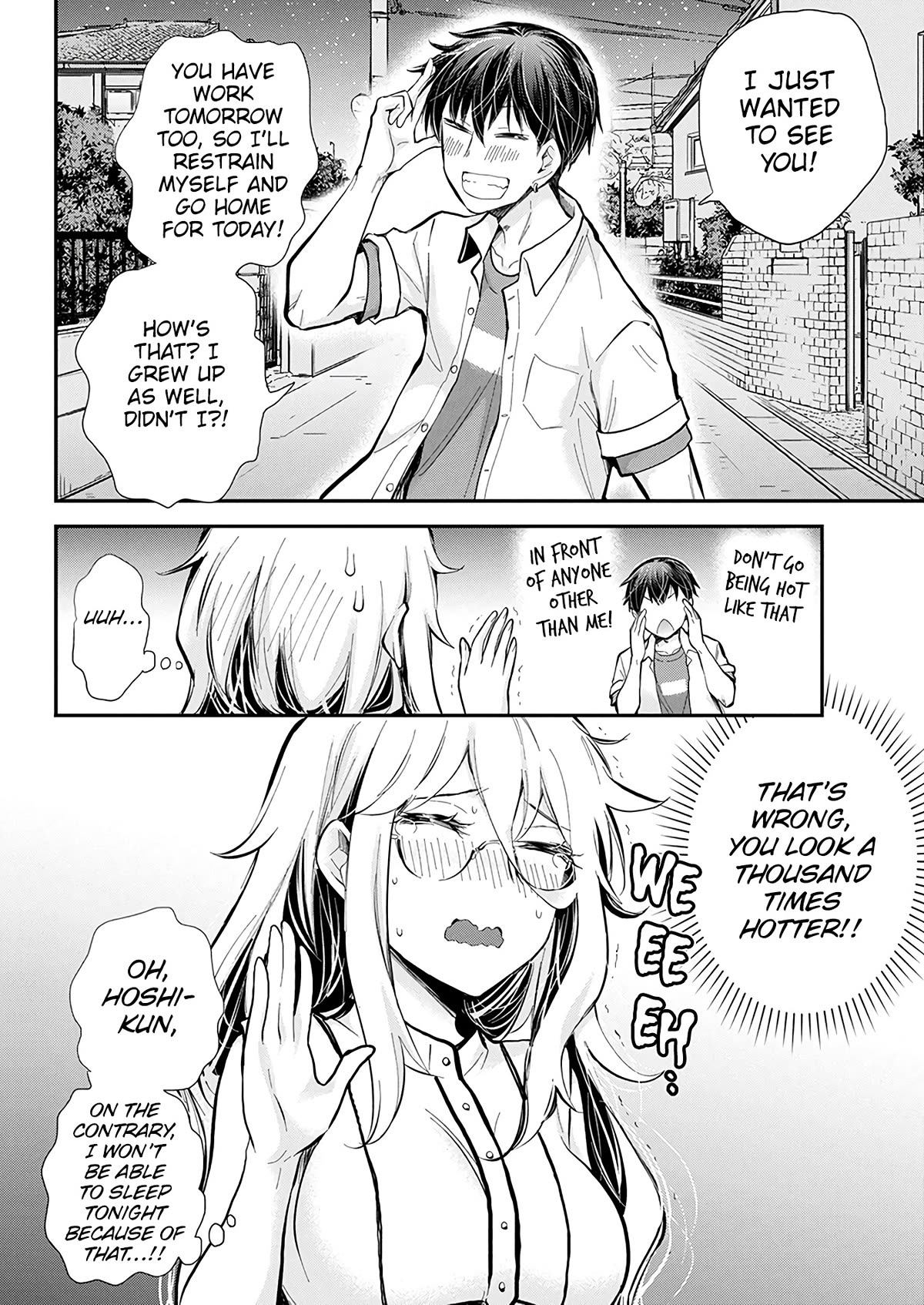 Shingeki no Eroko-san Chapter 46 page 6 - Chapter 46: Someone please teach me how to beat a timeline where I’m asked to advertise for a coworker who’s a huge fan of mine