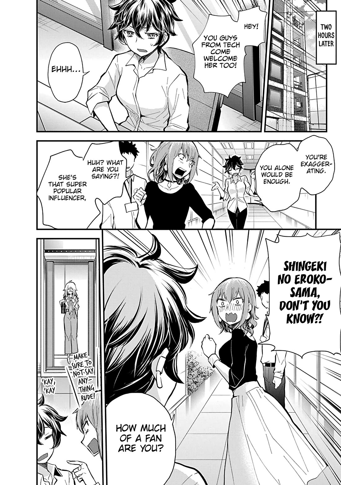 Shingeki no Eroko-san Chapter 47 page 9 - Chapter 47: Ah, pleased to meet you. I'm Shingeki no Eroko. Tee-hee :P