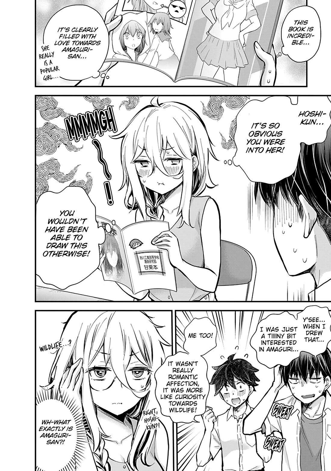 Shingeki no Eroko-san Chapter 48 page 11 - Chapter 48: What?! I'm invited to a manga club full of high school boys?! That's an instant yes
