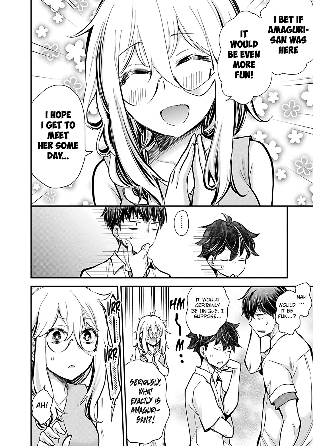 Shingeki no Eroko-san Chapter 48 page 15 - Chapter 48: What?! I'm invited to a manga club full of high school boys?! That's an instant yes