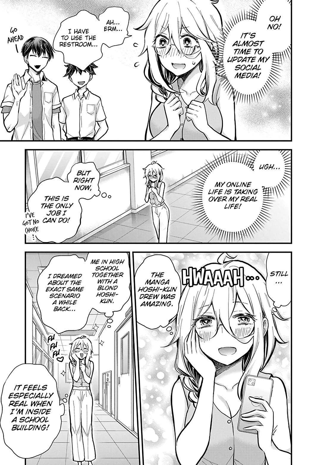 Shingeki no Eroko-san Chapter 48 page 16 - Chapter 48: What?! I'm invited to a manga club full of high school boys?! That's an instant yes