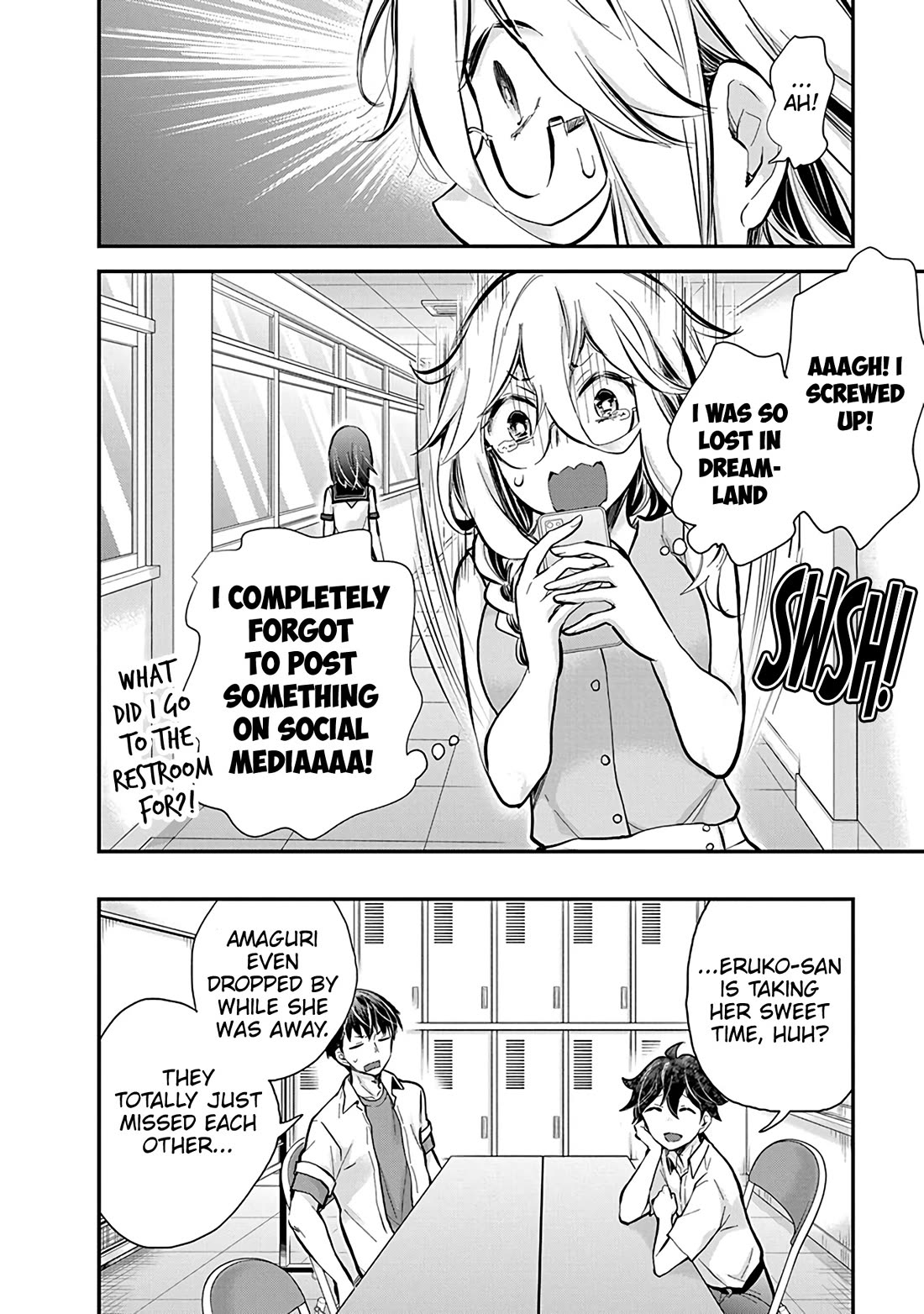 Shingeki no Eroko-san Chapter 48 page 21 - Chapter 48: What?! I'm invited to a manga club full of high school boys?! That's an instant yes