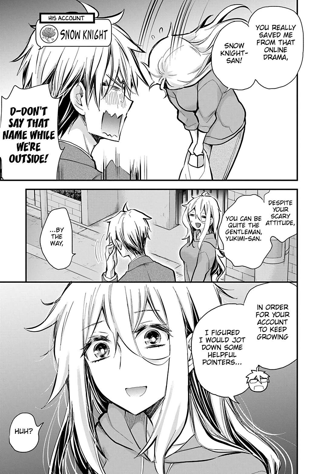 Shingeki no Eroko-san Chapter 49 page 7 - Chapter 49: The Misunderstood Snow Knight Wants to be Kind to the Weird Lady