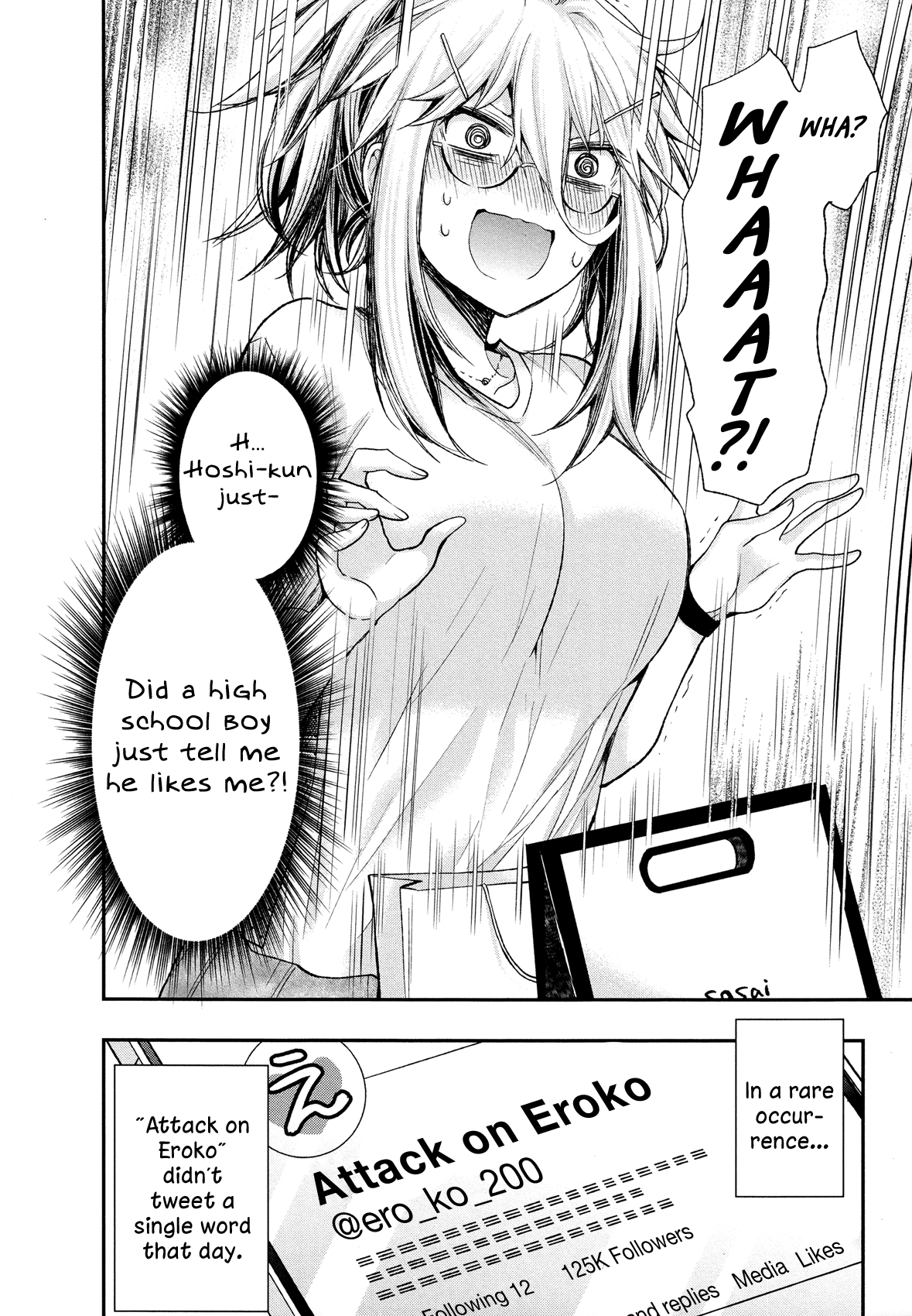 Shingeki no Eroko-san Chapter 5 page 20 - Chapter 5: Perversion 5 – I’m just looking! I’m just looking (with lust in my eyes)!!