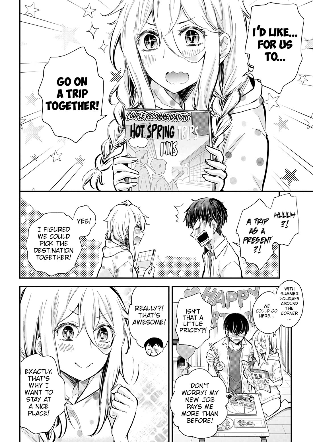 Shingeki no Eroko-san Chapter 51 page 14 - Chapter 51: Boyfriend's birthday!! (yippee♥) His present is... me?! (JK♥)
