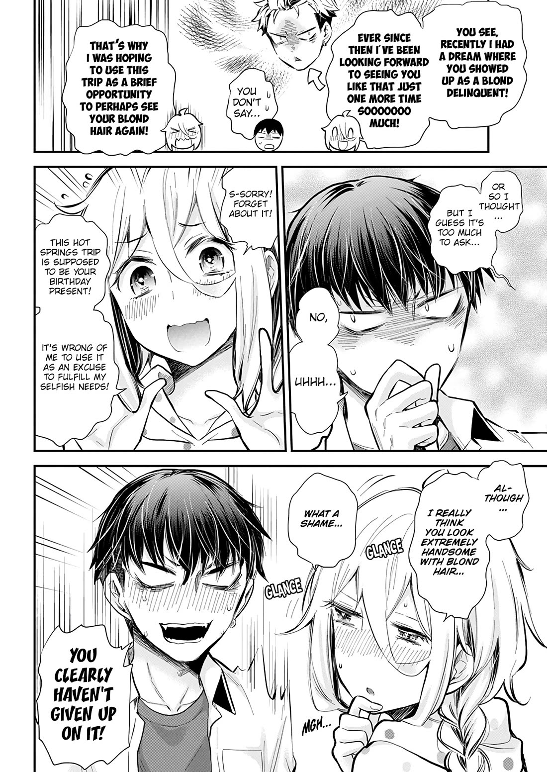 Shingeki no Eroko-san Chapter 51 page 16 - Chapter 51: Boyfriend's birthday!! (yippee♥) His present is... me?! (JK♥)