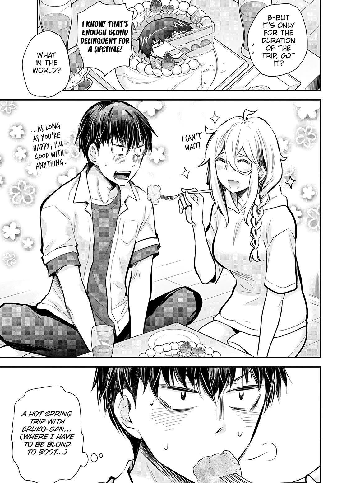 Shingeki no Eroko-san Chapter 51 page 19 - Chapter 51: Boyfriend's birthday!! (yippee♥) His present is... me?! (JK♥)
