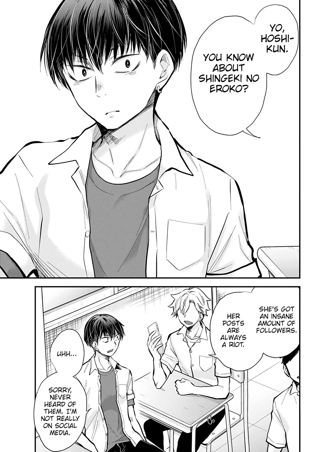 Shingeki no Eroko-san Chapter 51 page 3 - Chapter 51: Boyfriend's birthday!! (yippee♥) His present is... me?! (JK♥)