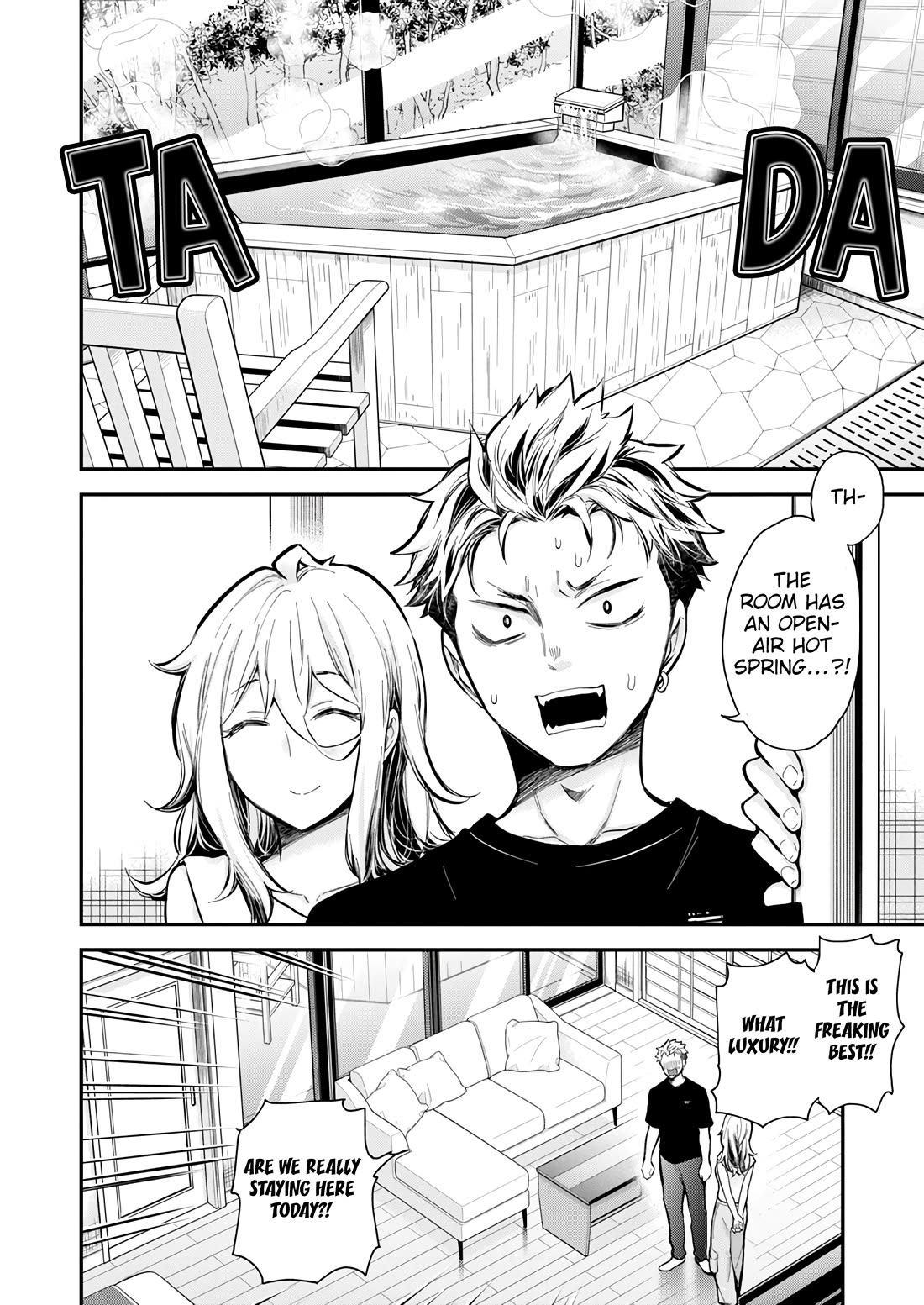 Shingeki no Eroko-san Chapter 52 page 10 - Chapter 52: I mean, how do you want me to not assault him when he’s such a natural hot spring blond yankee?