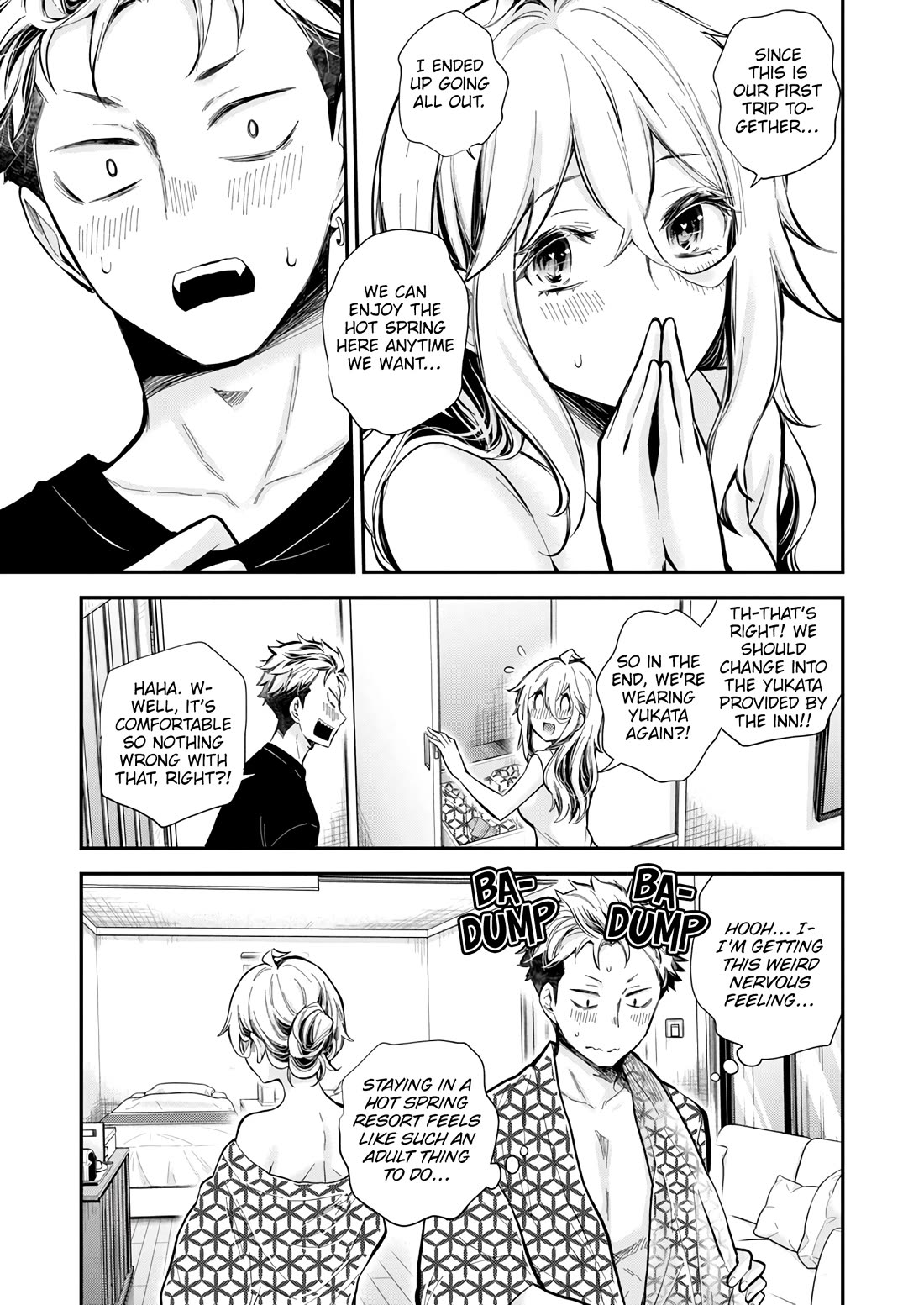 Shingeki no Eroko-san Chapter 52 page 11 - Chapter 52: I mean, how do you want me to not assault him when he’s such a natural hot spring blond yankee?