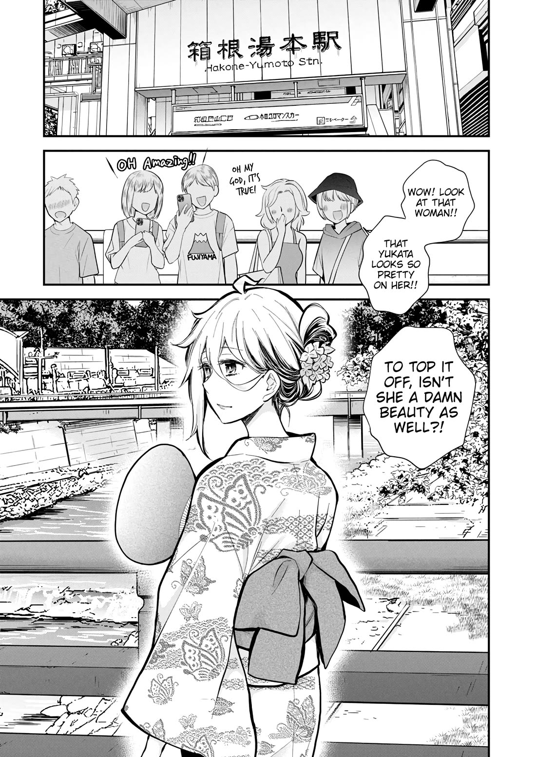 Shingeki no Eroko-san Chapter 52 page 3 - Chapter 52: I mean, how do you want me to not assault him when he’s such a natural hot spring blond yankee?
