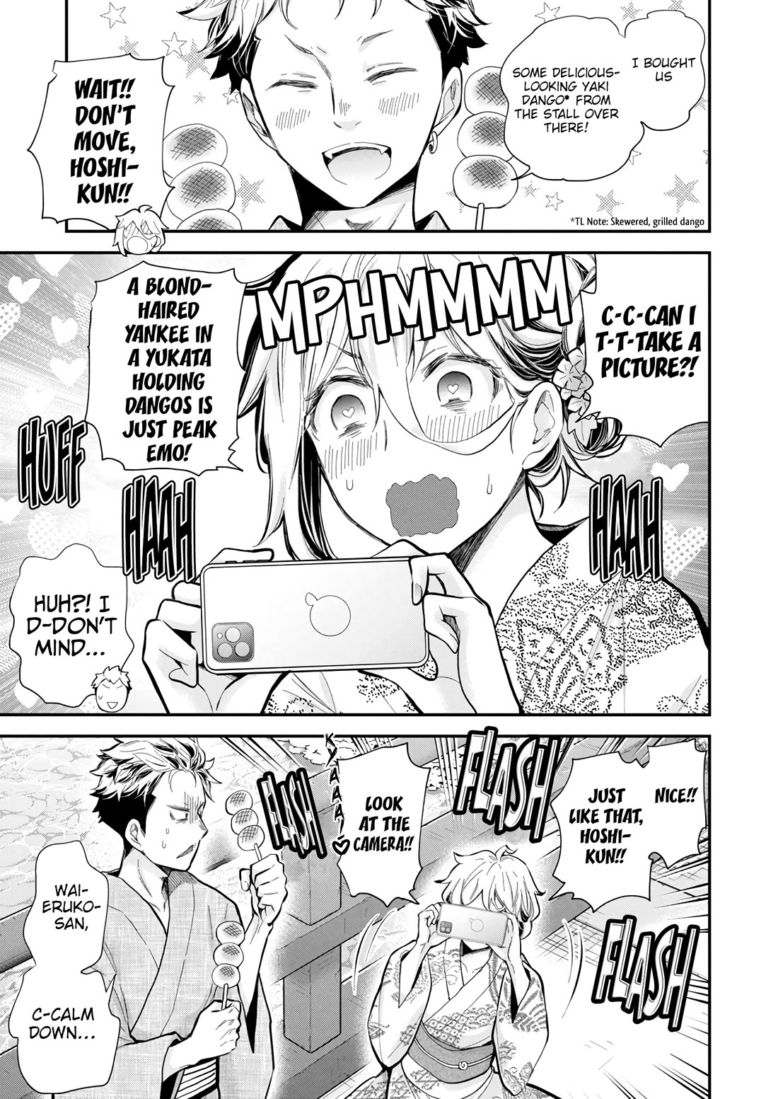 Shingeki no Eroko-san Chapter 52 page 5 - Chapter 52: I mean, how do you want me to not assault him when he’s such a natural hot spring blond yankee?
