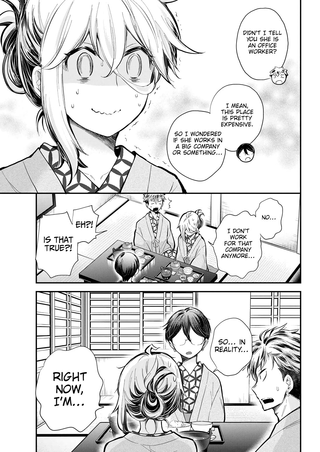 Shingeki no Eroko-san Chapter 53 page 20 - Chapter 53: Love gossip while lost over my blond yankee hot spring fantasy! I also fainted to boot, sorry, mother