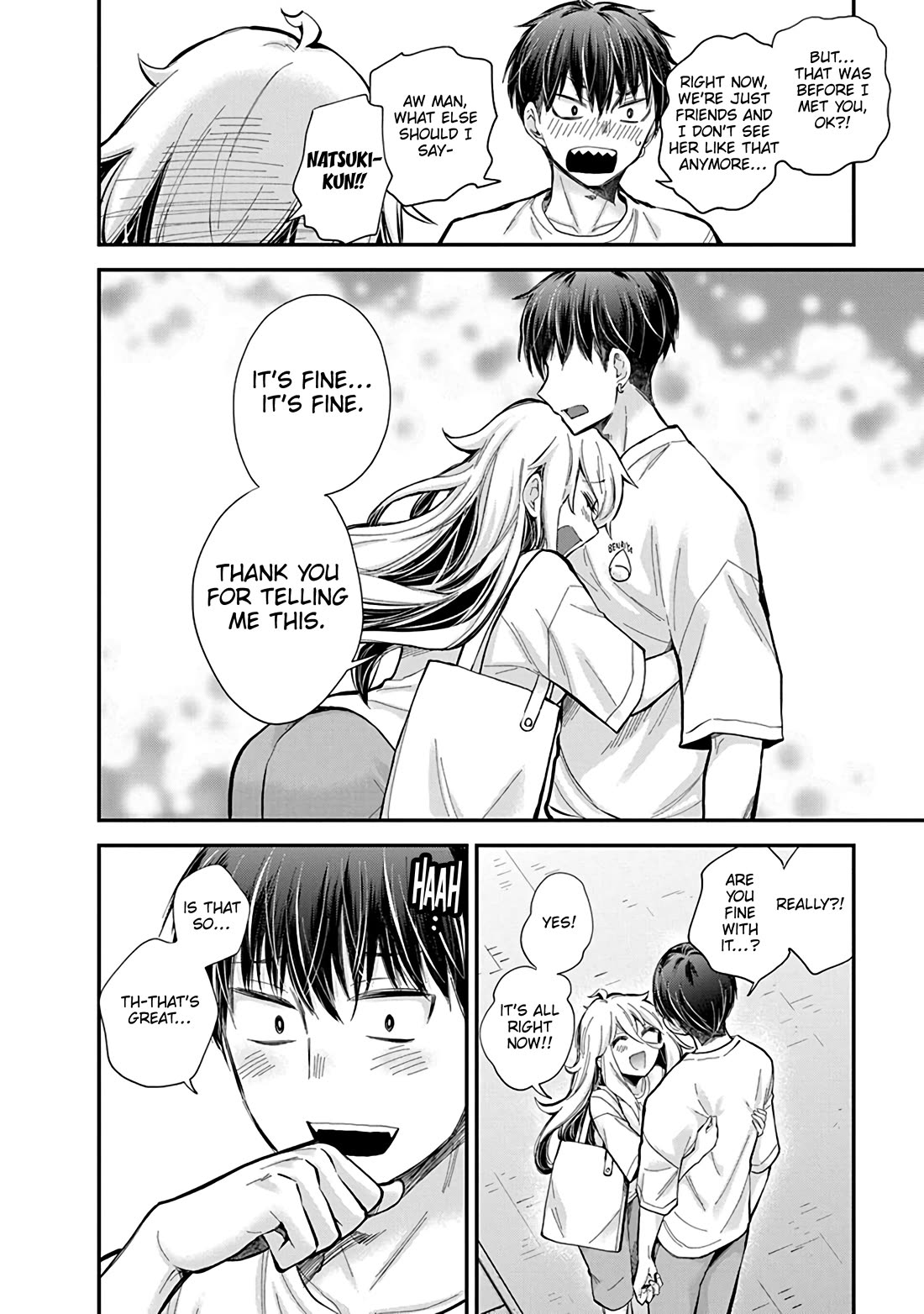 Shingeki no Eroko-san Chapter 55 page 15 - Chapter 55: With no secrets to hide, minor issues won’t make our relationship waver! (Just don’t quote me on that later.)