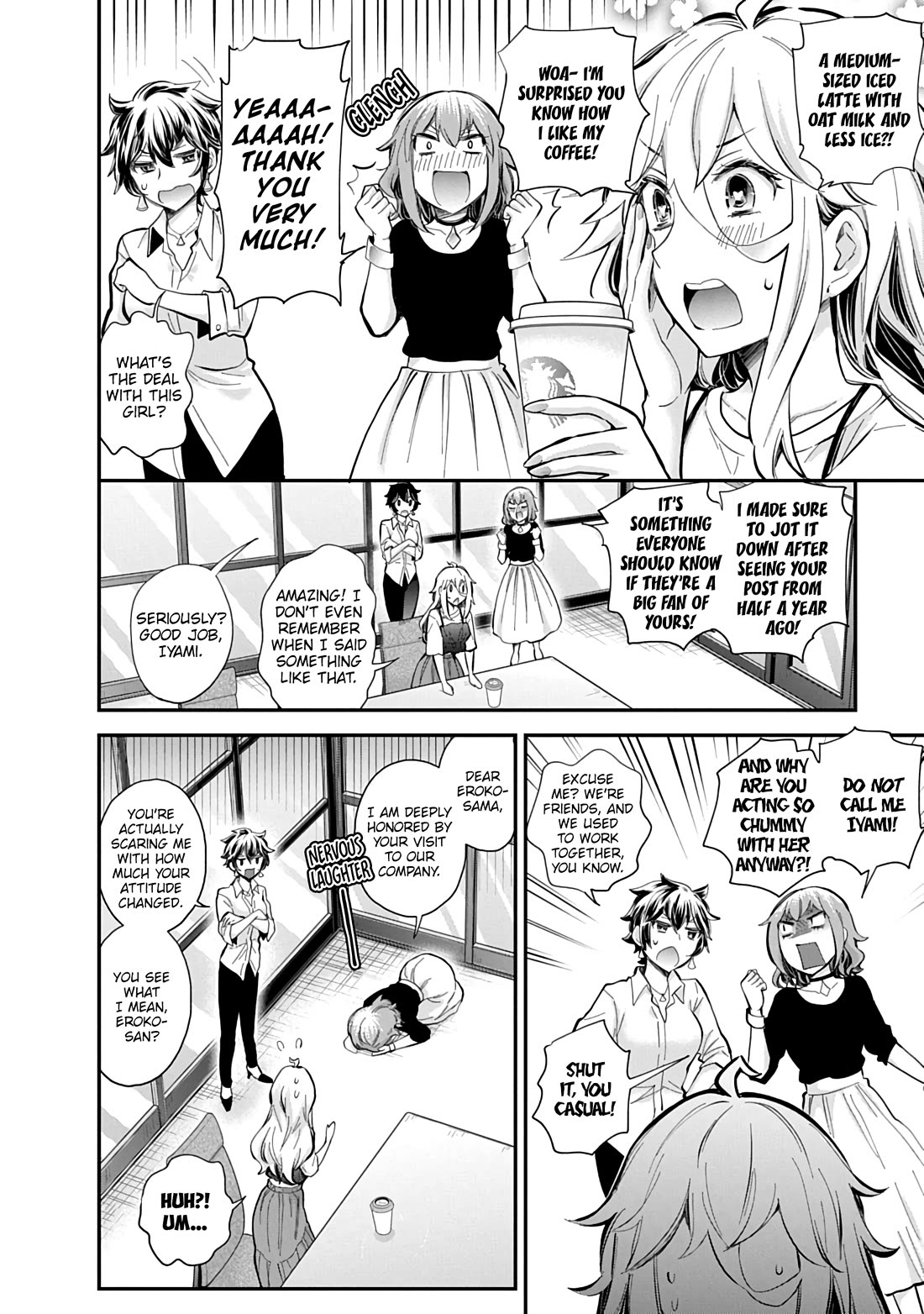 Shingeki no Eroko-san Chapter 57 page 11 - Chapter 57: For me, everything my boyfriend does is a viral sensation, and I’m winning at life because of it ☆