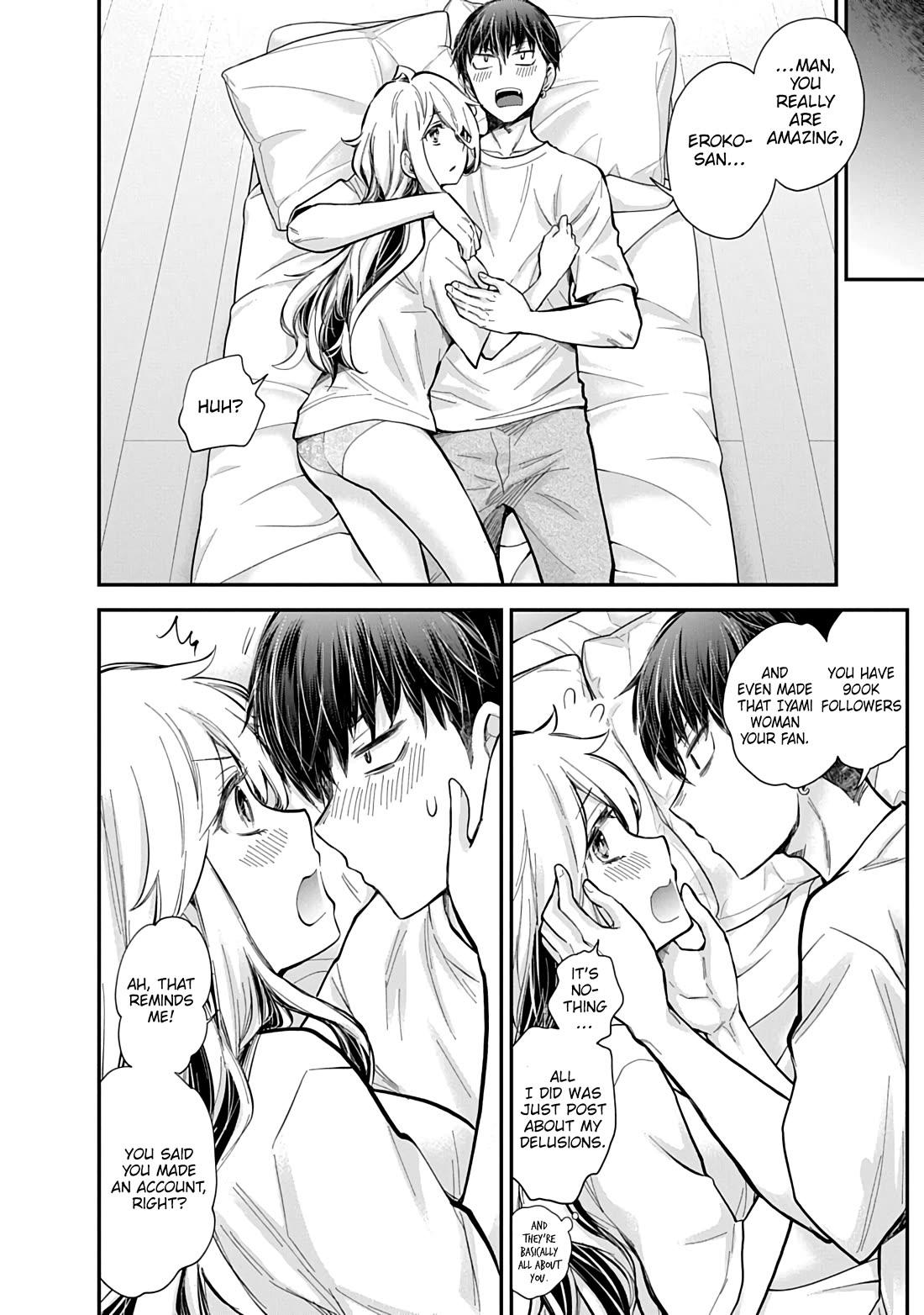 Shingeki no Eroko-san Chapter 57 page 19 - Chapter 57: For me, everything my boyfriend does is a viral sensation, and I’m winning at life because of it ☆