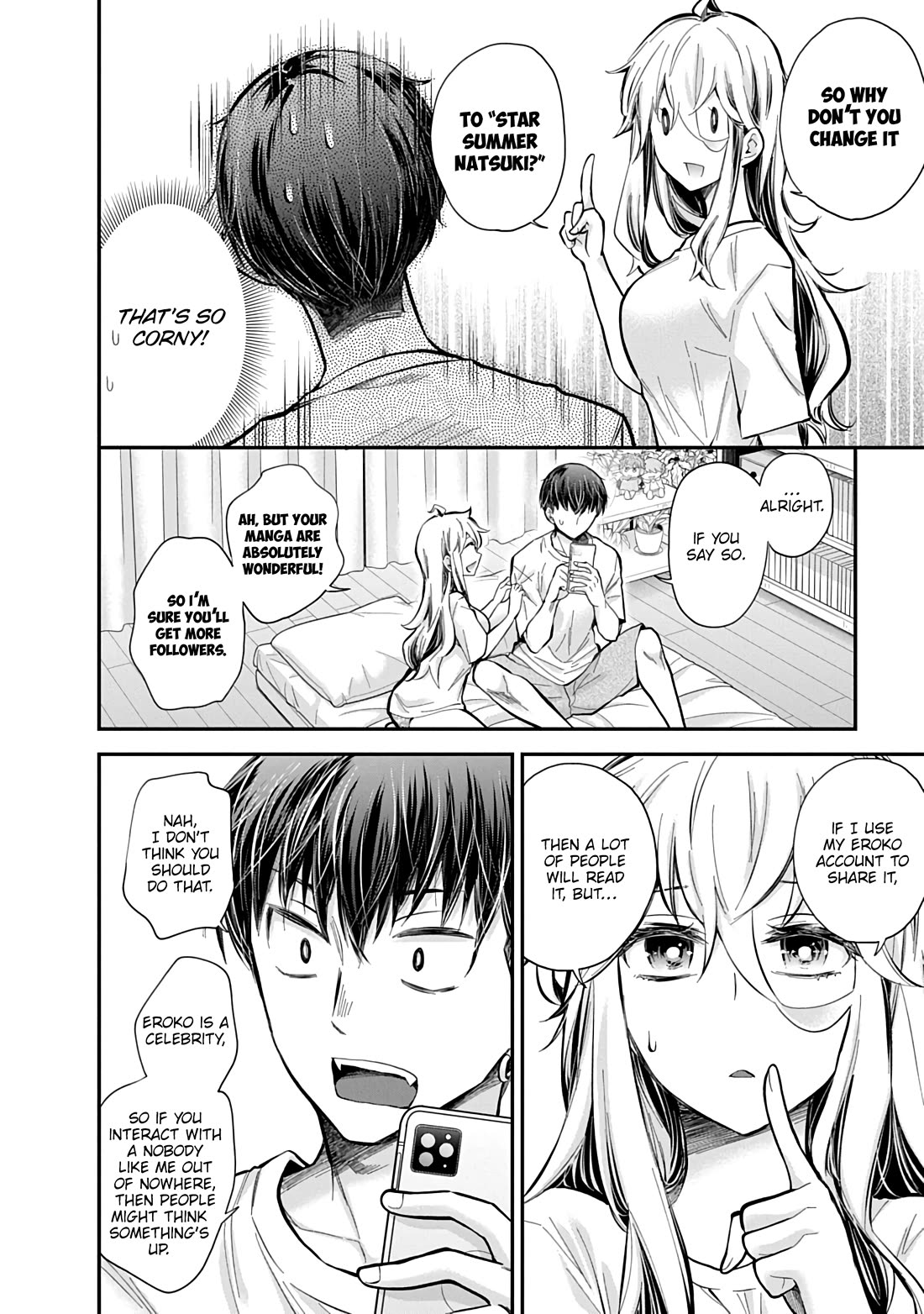 Shingeki no Eroko-san Chapter 57 page 21 - Chapter 57: For me, everything my boyfriend does is a viral sensation, and I’m winning at life because of it ☆