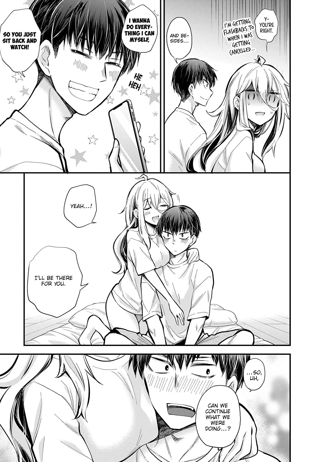 Shingeki no Eroko-san Chapter 57 page 22 - Chapter 57: For me, everything my boyfriend does is a viral sensation, and I’m winning at life because of it ☆