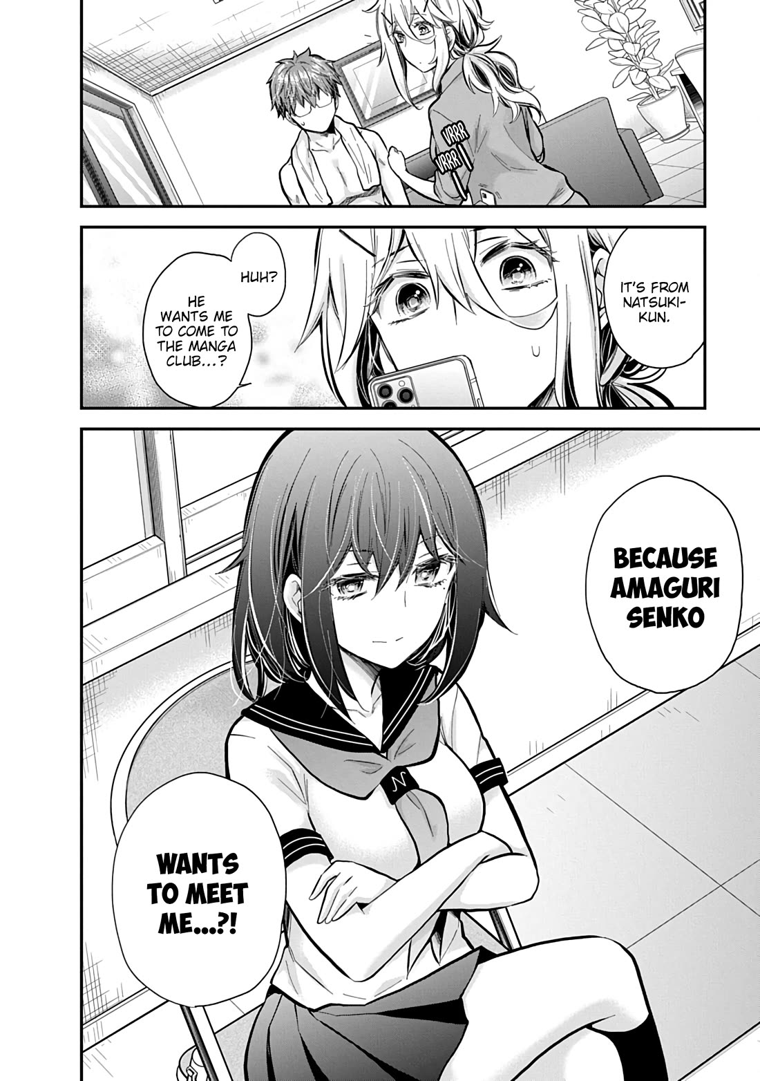 Shingeki no Eroko-san Chapter 58 page 21 - Chapter 58: My boyfriend is an omega trending god-tier artist?! Not to mention the character is designed after me, and the crazy amount of new followers knocked my socks off.