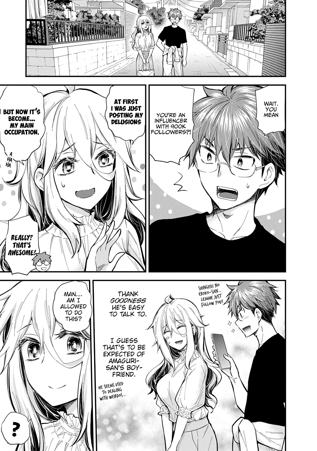Shingeki no Eroko-san Chapter 59 page 10 - Chapter 59: My younger boyfriend’s old crush(?) made her appearance, and this might be an unavoidable boss fight?!