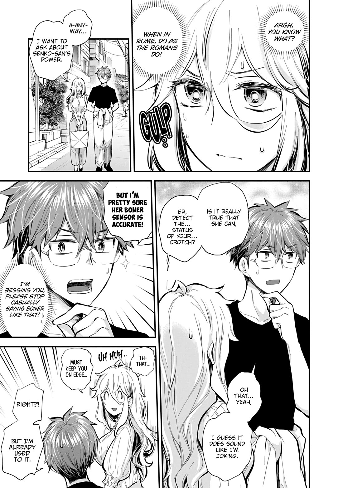Shingeki no Eroko-san Chapter 59 page 12 - Chapter 59: My younger boyfriend’s old crush(?) made her appearance, and this might be an unavoidable boss fight?!