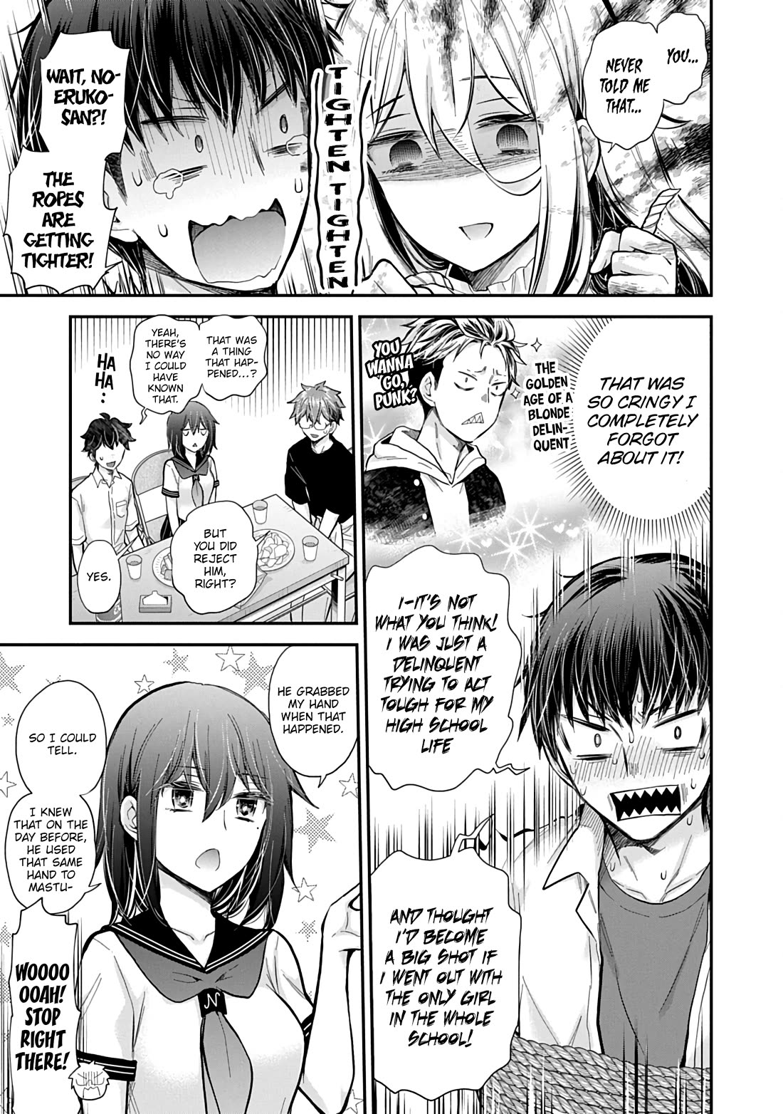 Shingeki no Eroko-san Chapter 60 page 10 - Chapter 60: This is my first encounter with her, and I already know this is a scripted loss with her final boss aura.