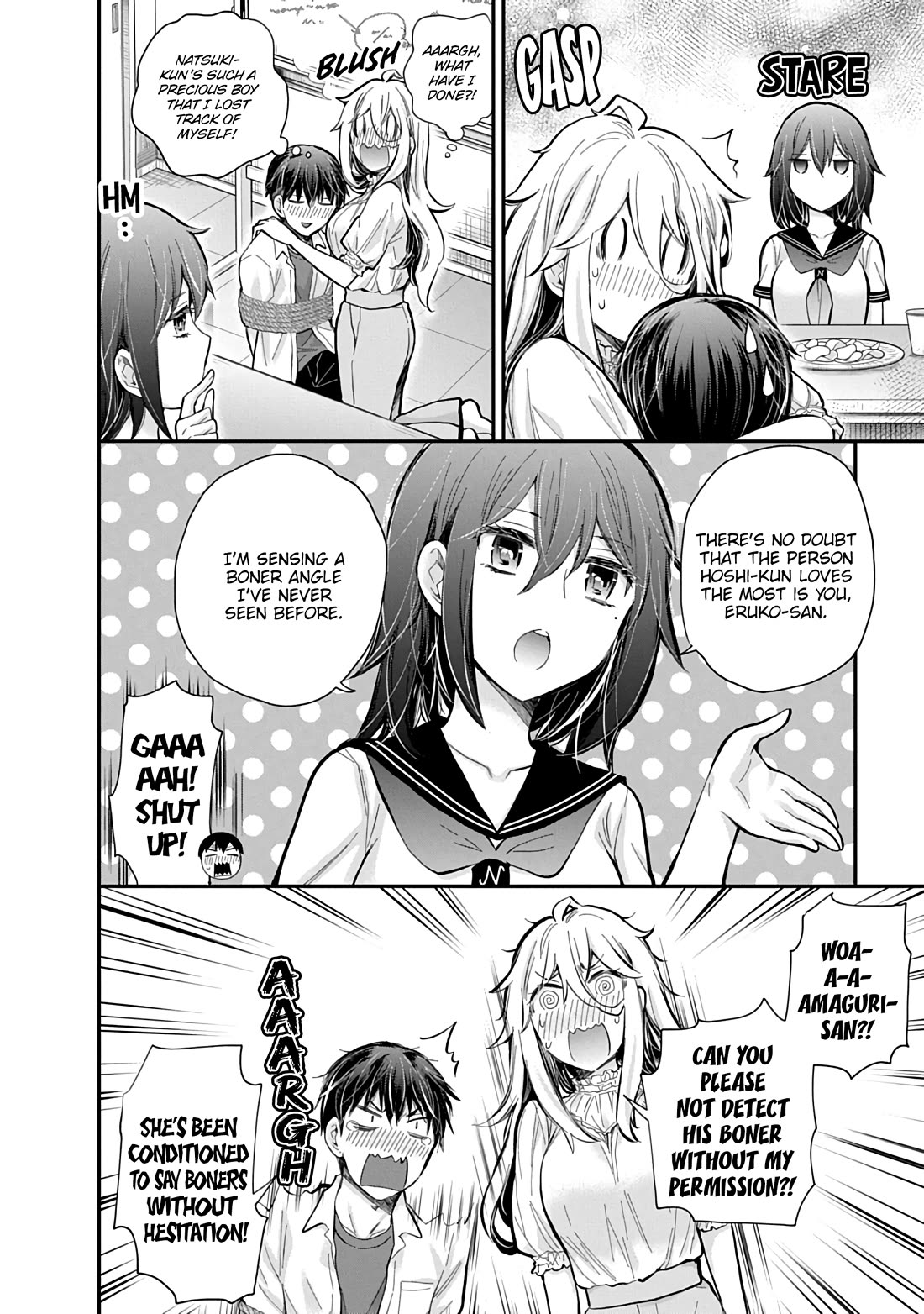 Shingeki no Eroko-san Chapter 60 page 13 - Chapter 60: This is my first encounter with her, and I already know this is a scripted loss with her final boss aura.