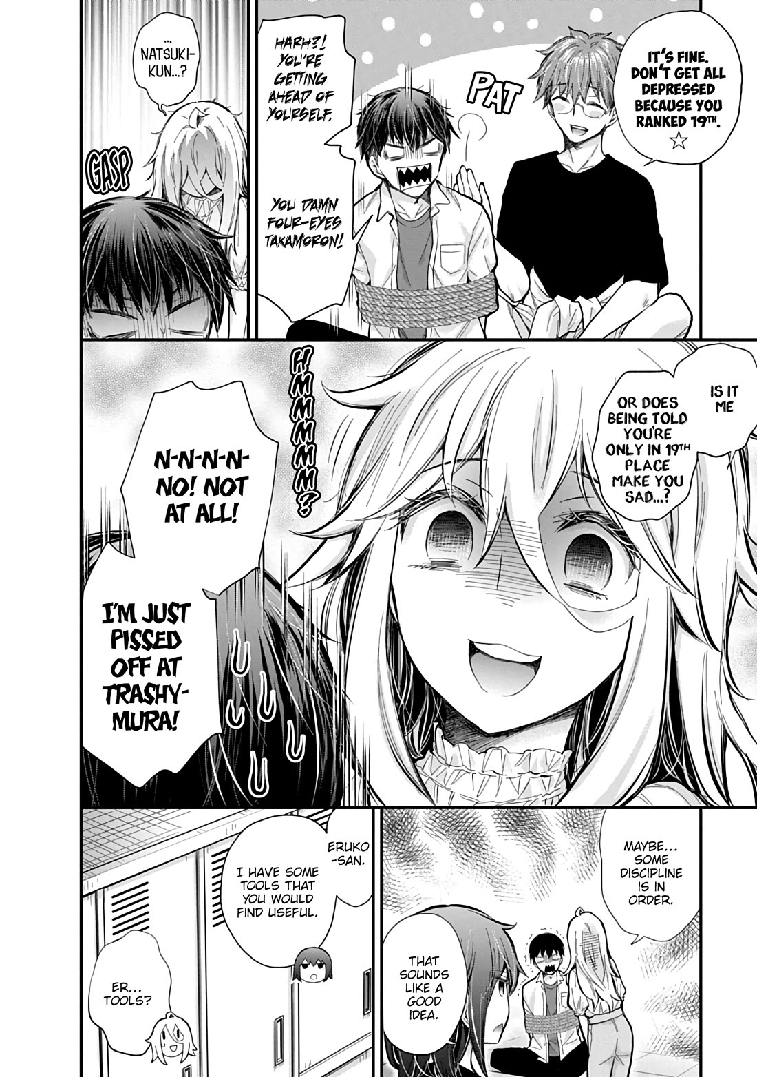 Shingeki no Eroko-san Chapter 60 page 15 - Chapter 60: This is my first encounter with her, and I already know this is a scripted loss with her final boss aura.