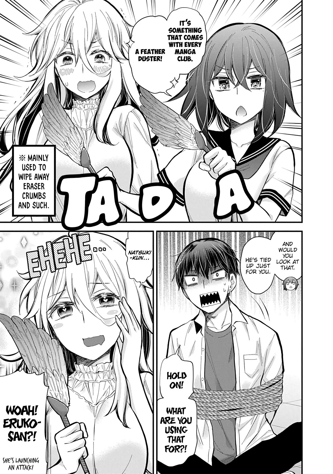Shingeki no Eroko-san Chapter 60 page 16 - Chapter 60: This is my first encounter with her, and I already know this is a scripted loss with her final boss aura.