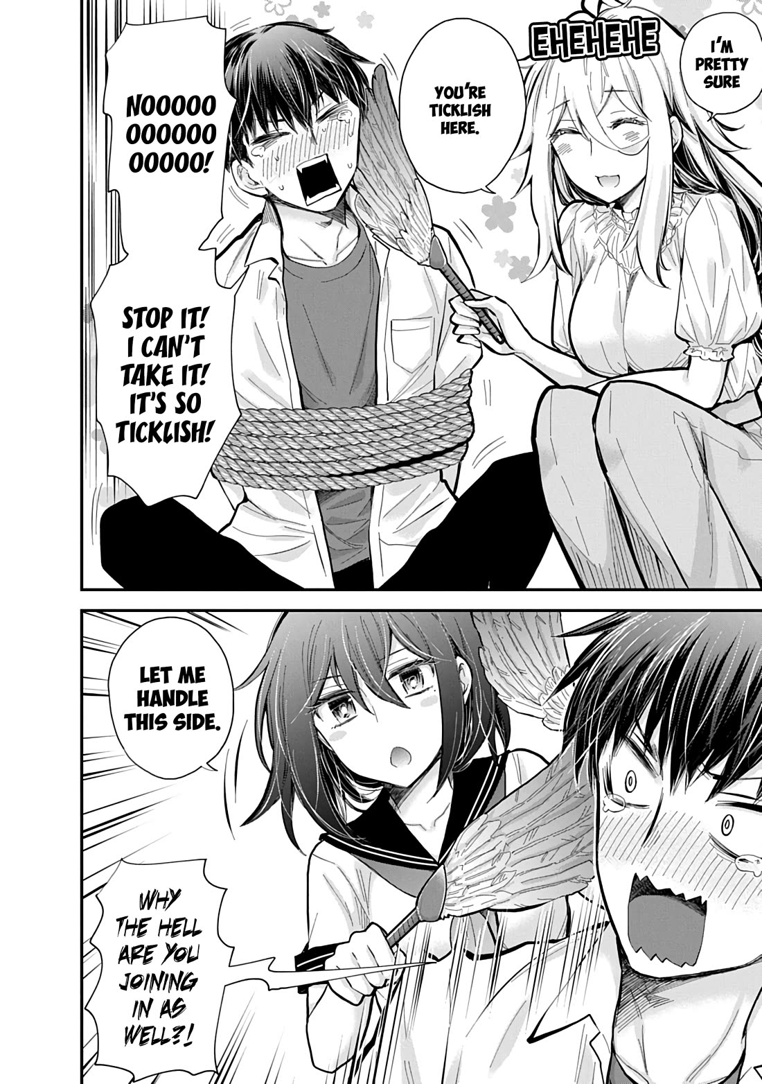 Shingeki no Eroko-san Chapter 60 page 17 - Chapter 60: This is my first encounter with her, and I already know this is a scripted loss with her final boss aura.