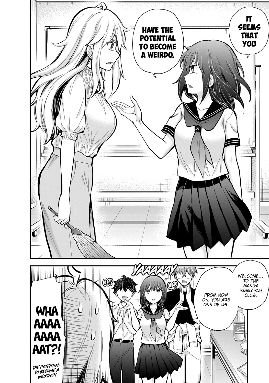 Shingeki no Eroko-san Chapter 60 page 19 - Chapter 60: This is my first encounter with her, and I already know this is a scripted loss with her final boss aura.