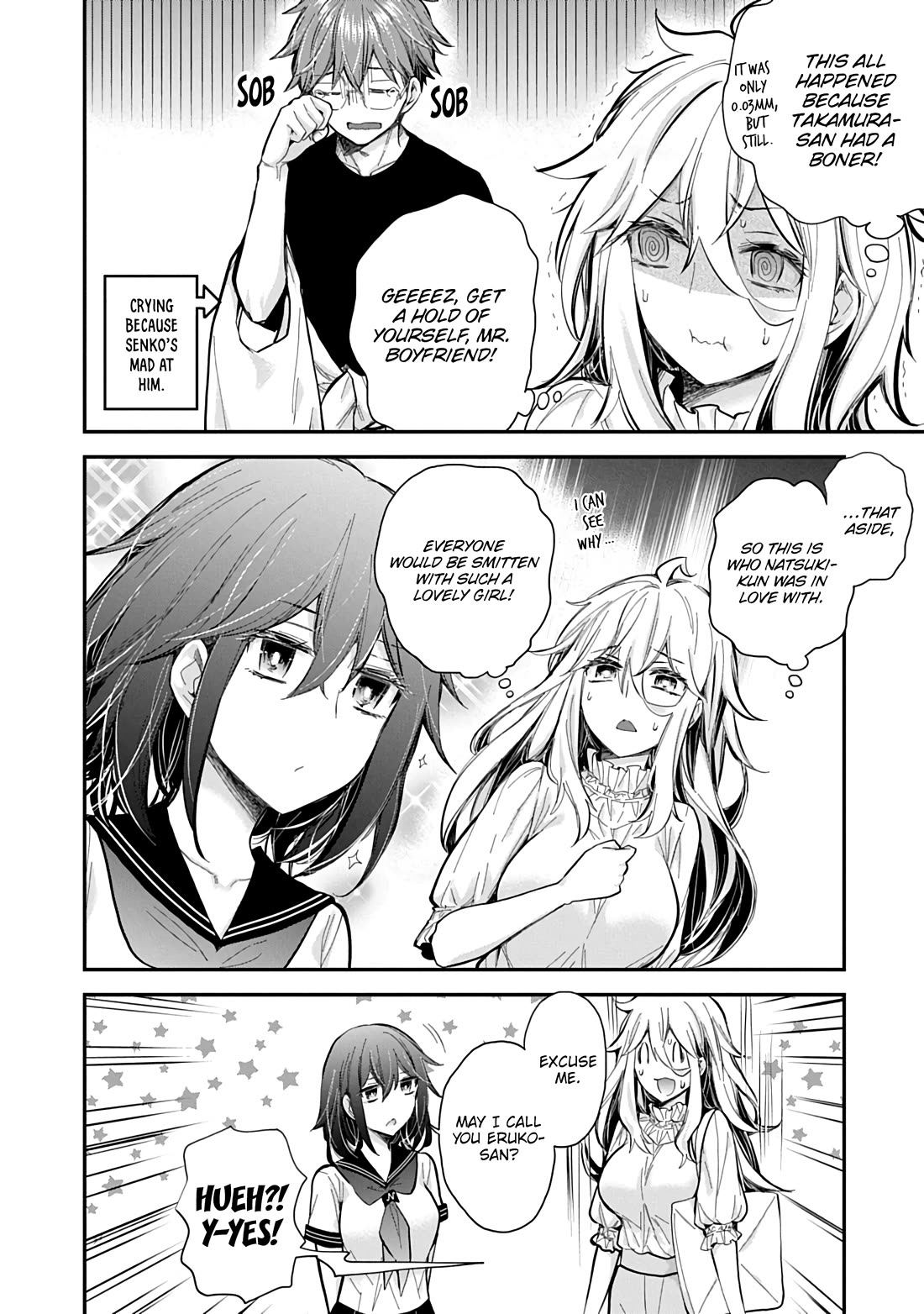 Shingeki no Eroko-san Chapter 60 page 3 - Chapter 60: This is my first encounter with her, and I already know this is a scripted loss with her final boss aura.
