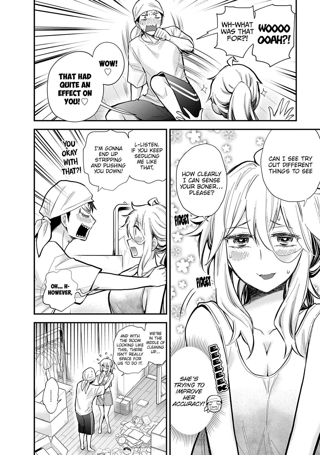 Shingeki no Eroko-san Chapter 61 page 11 - Chapter 61: Getting ready to live together with my younger boyfriend ♡ Or so I thought, but packing is hard when he’s packing heat!