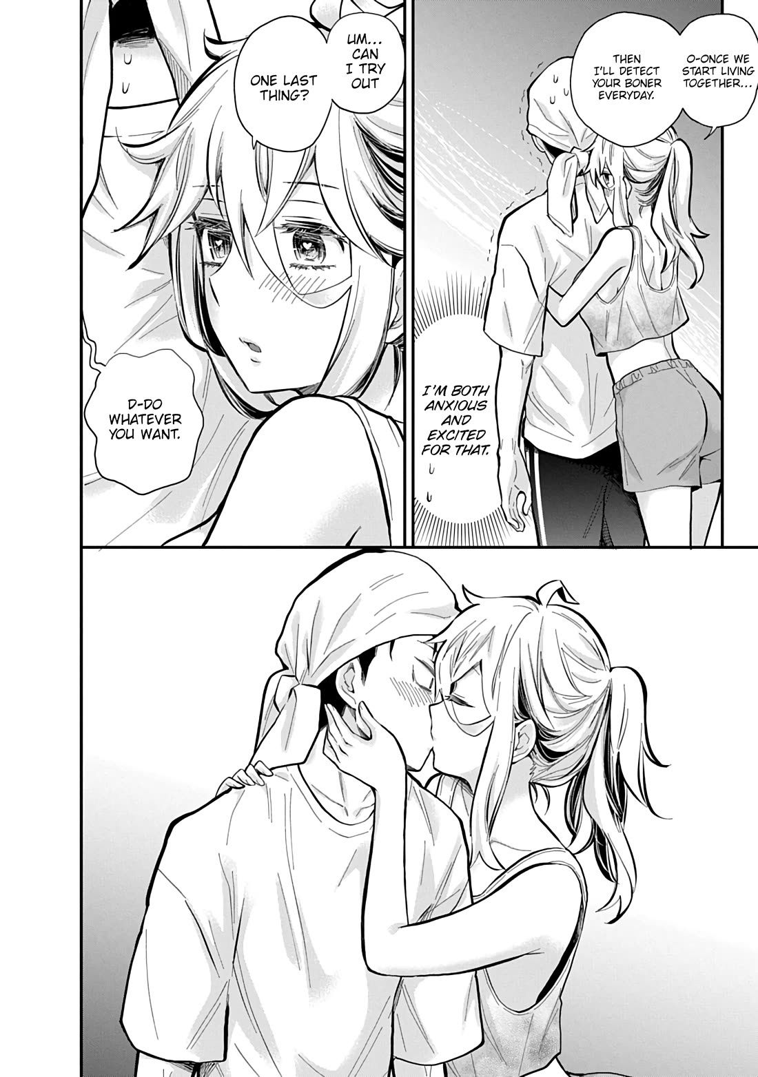 Shingeki no Eroko-san Chapter 61 page 13 - Chapter 61: Getting ready to live together with my younger boyfriend ♡ Or so I thought, but packing is hard when he’s packing heat!