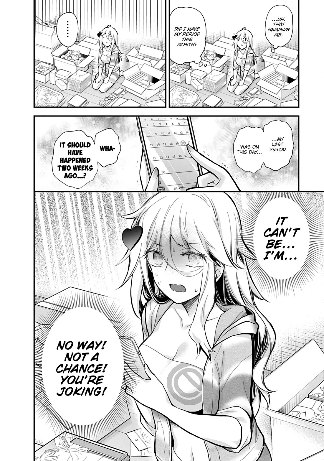 Shingeki no Eroko-san Chapter 61 page 21 - Chapter 61: Getting ready to live together with my younger boyfriend ♡ Or so I thought, but packing is hard when he’s packing heat!