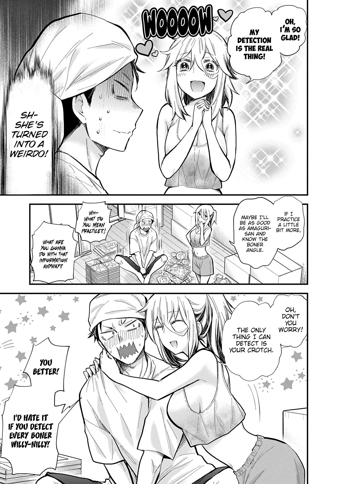 Shingeki no Eroko-san Chapter 61 page 8 - Chapter 61: Getting ready to live together with my younger boyfriend ♡ Or so I thought, but packing is hard when he’s packing heat!