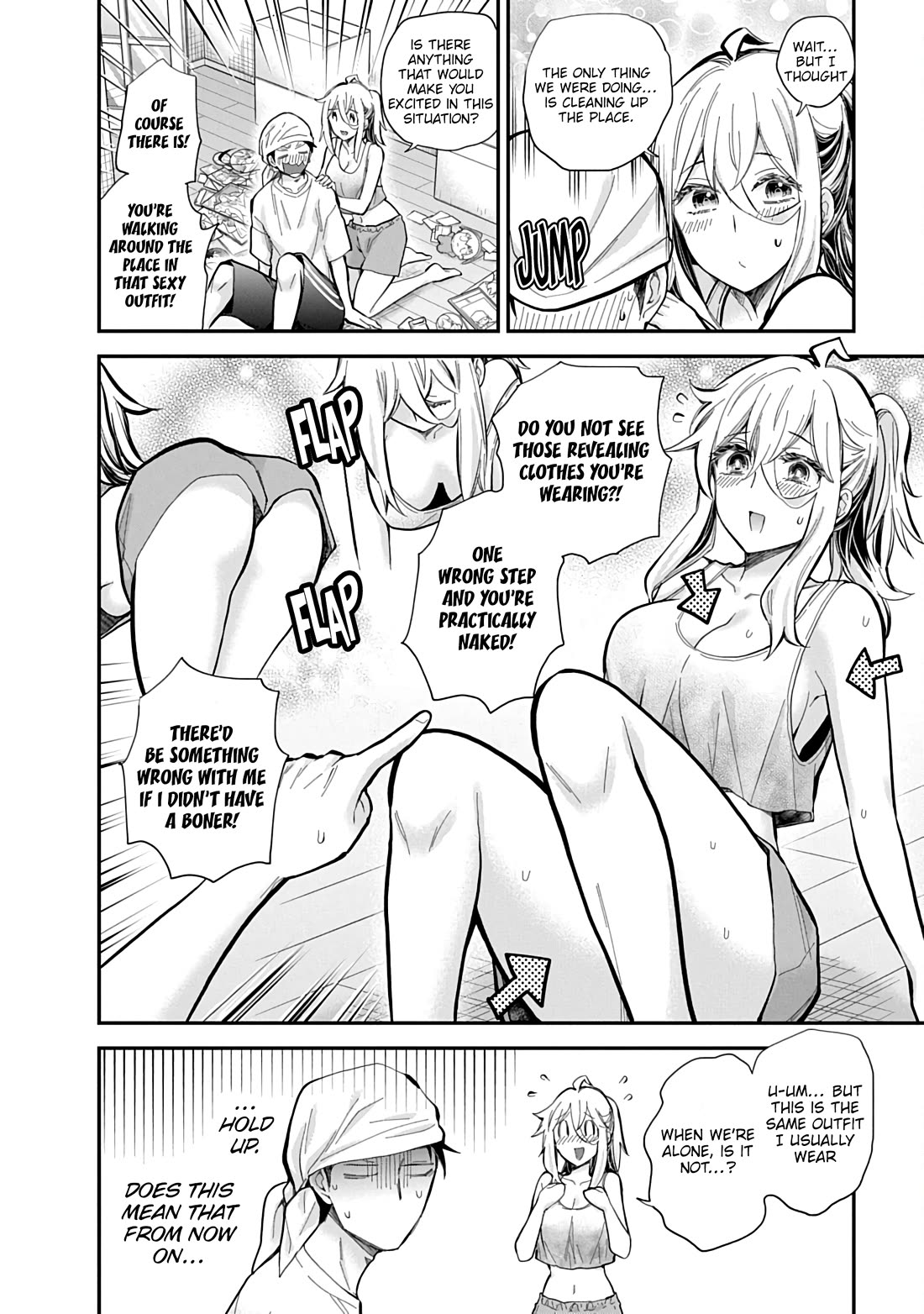 Shingeki no Eroko-san Chapter 61 page 9 - Chapter 61: Getting ready to live together with my younger boyfriend ♡ Or so I thought, but packing is hard when he’s packing heat!
