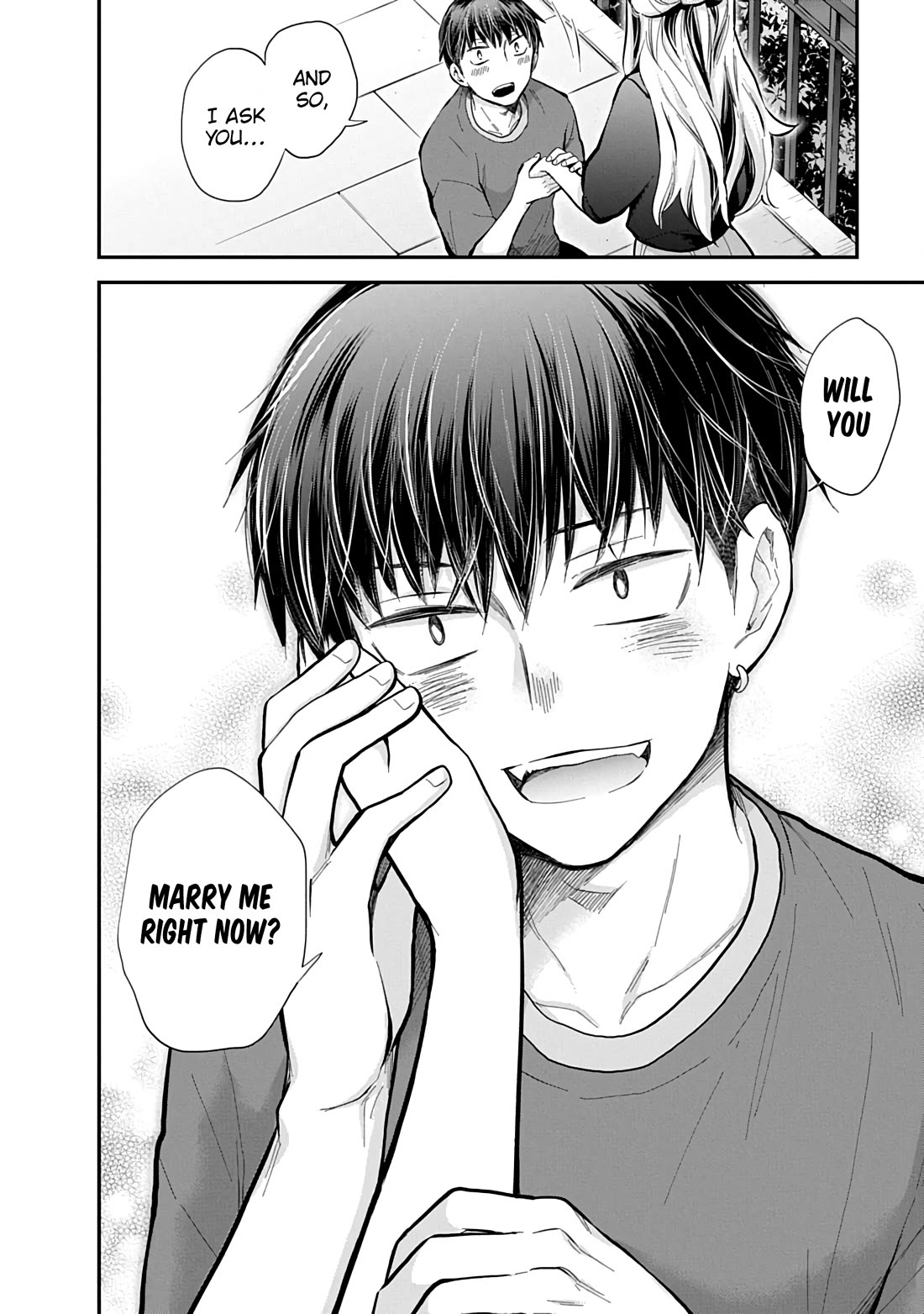 Shingeki no Eroko-san Chapter 62 page 15 - Chapter 62: No secrets between two lovers ♡ Or so I thought, but I might be carrying an extra-large one.