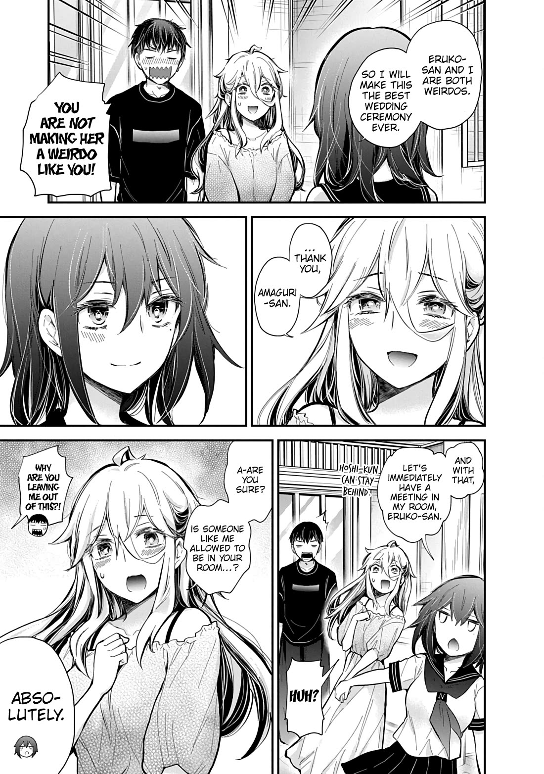 Shingeki no Eroko-san Chapter 62 page 20 - Chapter 62: No secrets between two lovers ♡ Or so I thought, but I might be carrying an extra-large one.