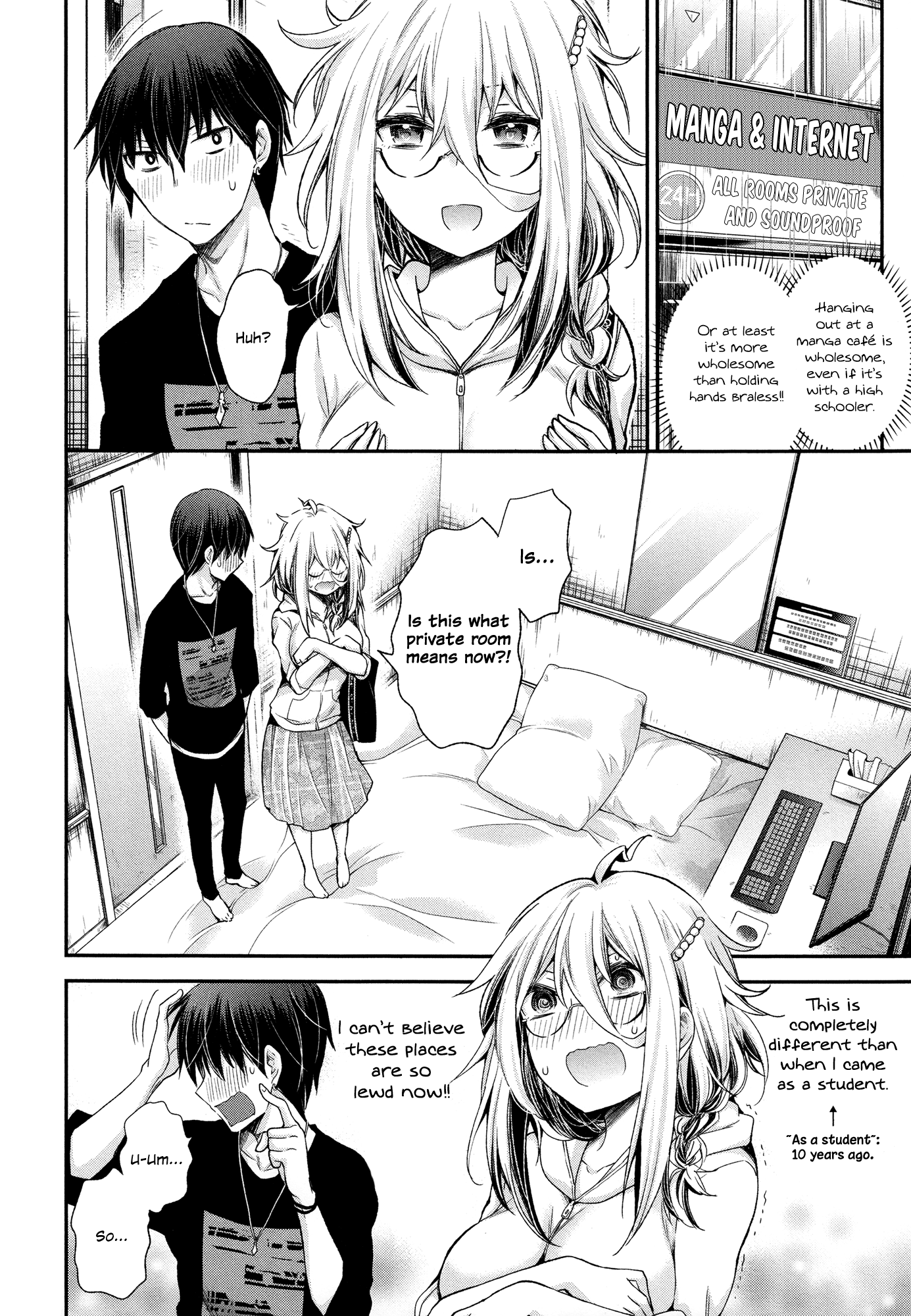 Shingeki no Eroko-san Chapter 7 page 10 - Chapter 7: Perversion 7 – I accidentally showed my angel something obscene, but he actually just told me he likes me so I died